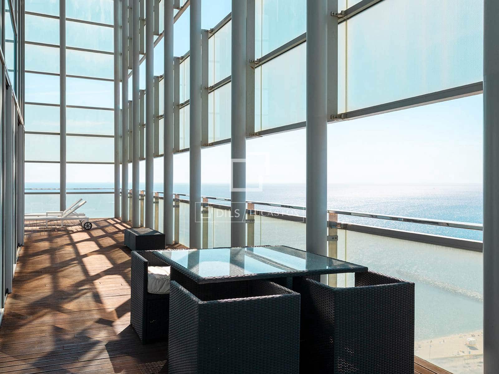 3 soveværelse Penthouse til leje i Barcelona by med swimmingpool garage - € 10.000 (Ref: 10080044)