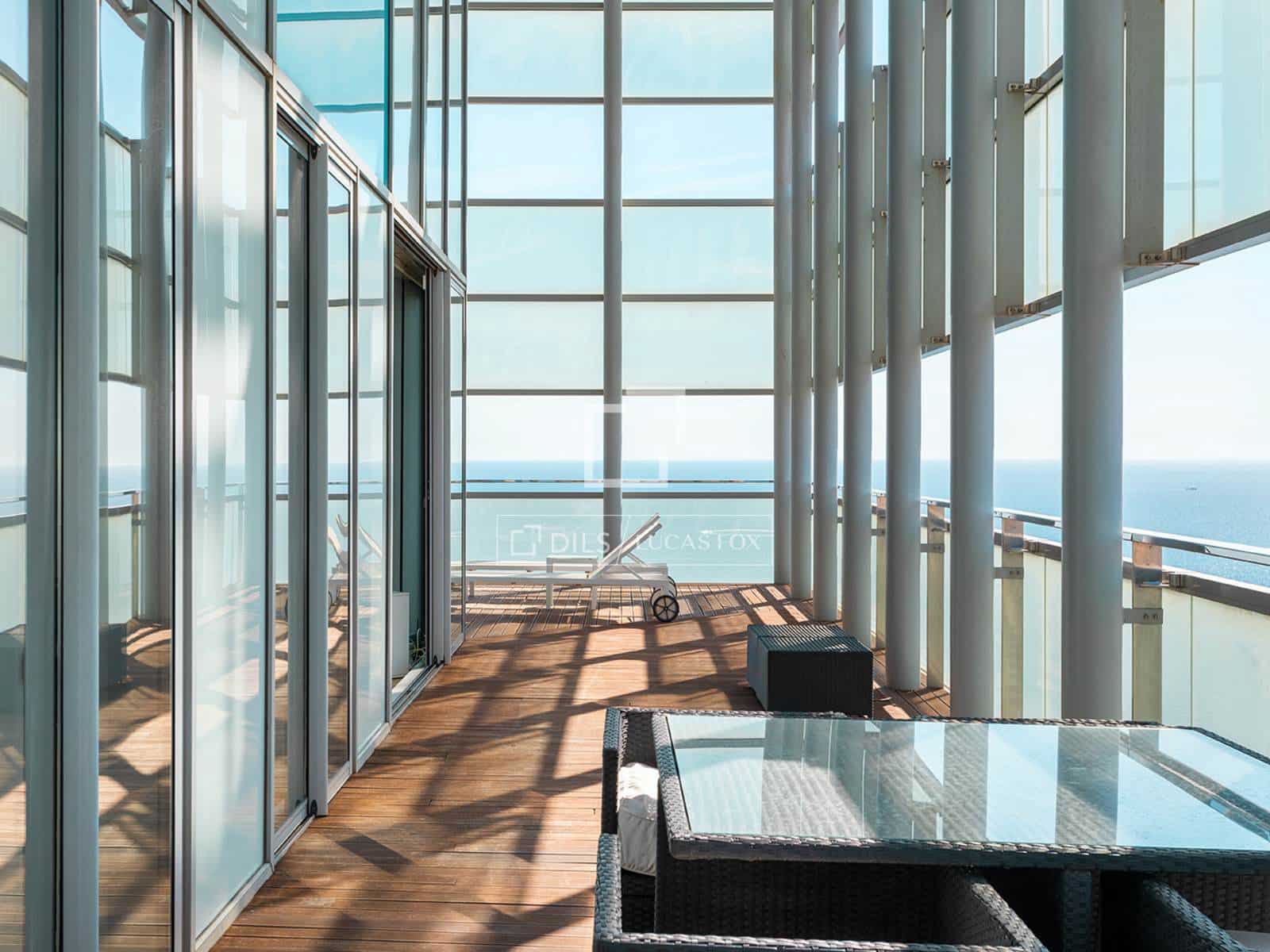 3 soveværelse Penthouse til leje i Barcelona by med swimmingpool garage - € 10.000 (Ref: 10080044)