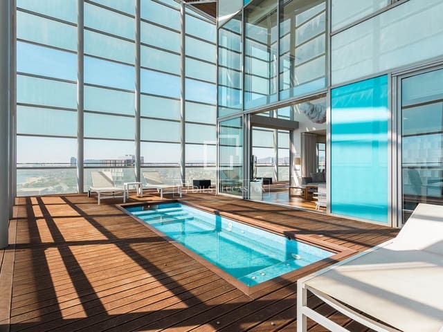 3 sypialnia Penthouse do wynajęcia w Miasto Barcelona z basenem garażem - 10 000 € (Ref: 10080044)