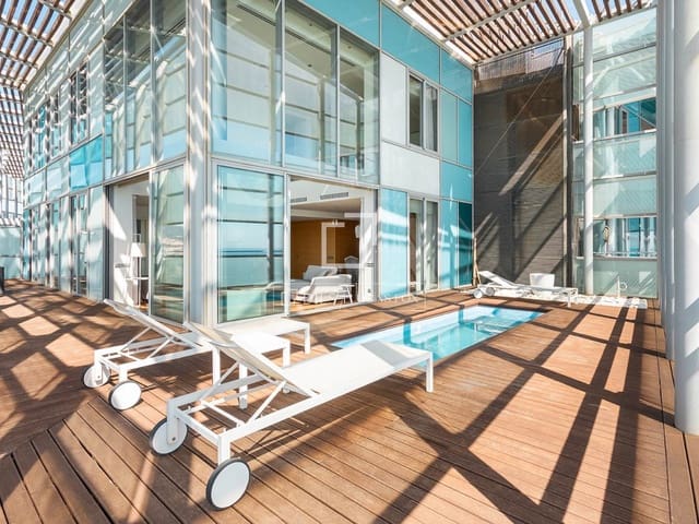 3 sypialnia Penthouse do wynajęcia w Miasto Barcelona z basenem garażem - 10 000 € (Ref: 10080044)