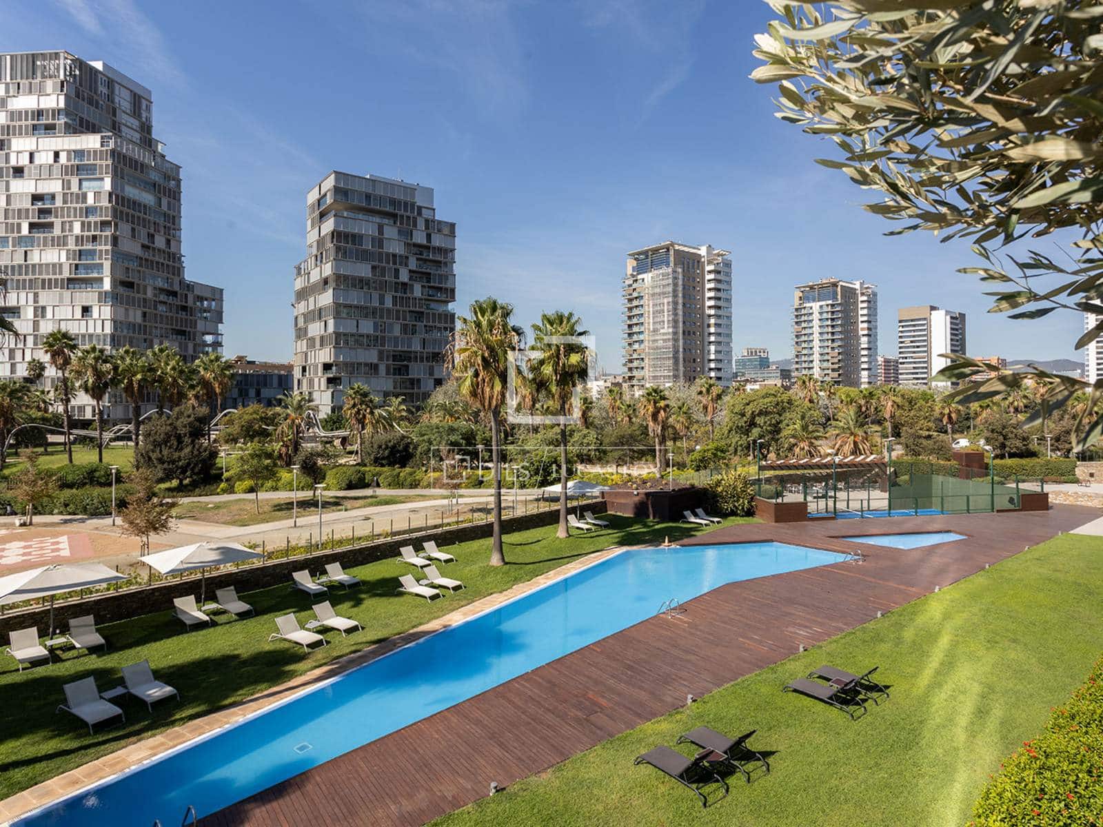 3 soveværelse Penthouse til leje i Barcelona by med swimmingpool garage - € 10.000 (Ref: 10080044)