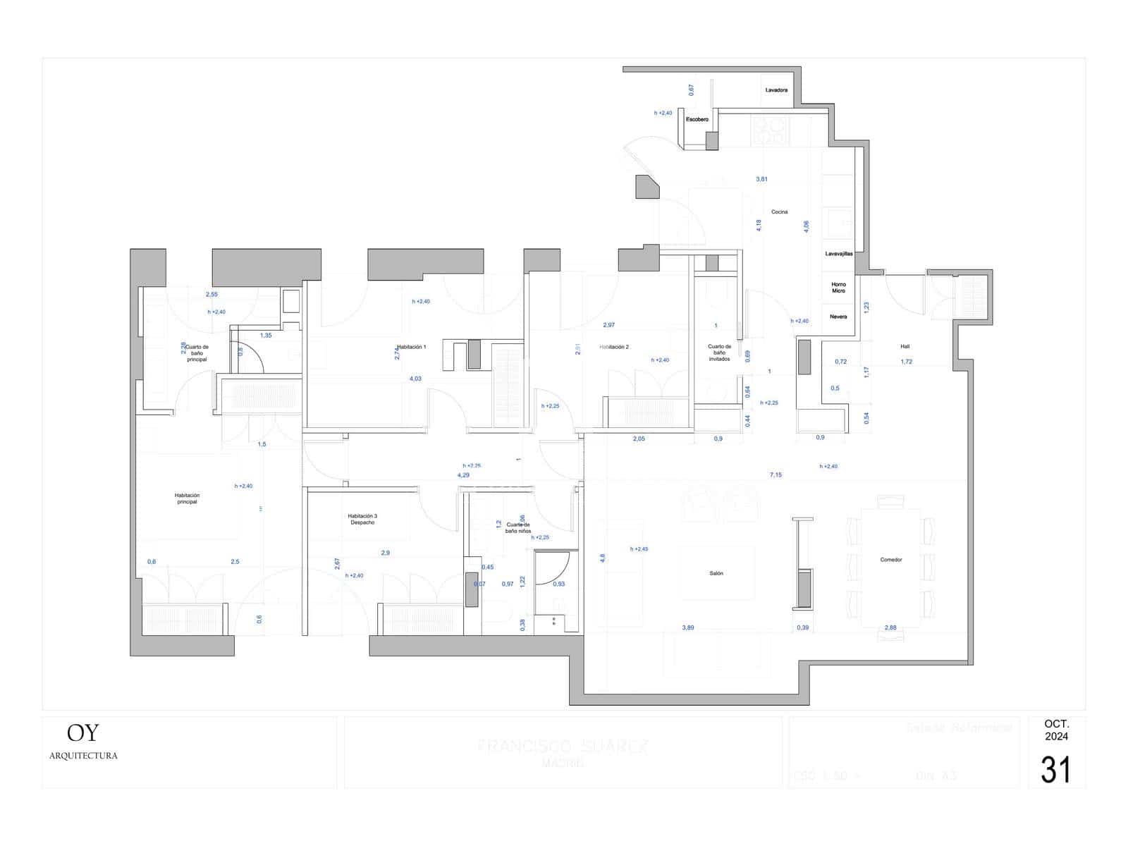 4 sovrum Lägenhet att hyra i Madrid stad med pool garage - 4 500 € (Ref: 10081543)