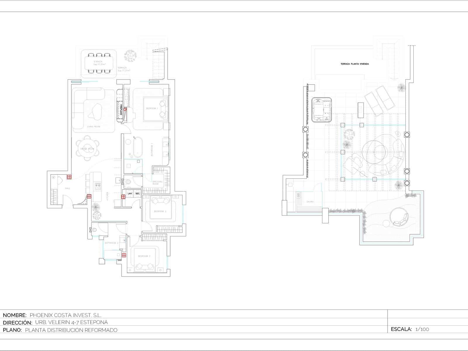 3 soveværelse Penthouse til salg i Estepona med swimmingpool garage - € 2.695.000 (Ref: 10082179)