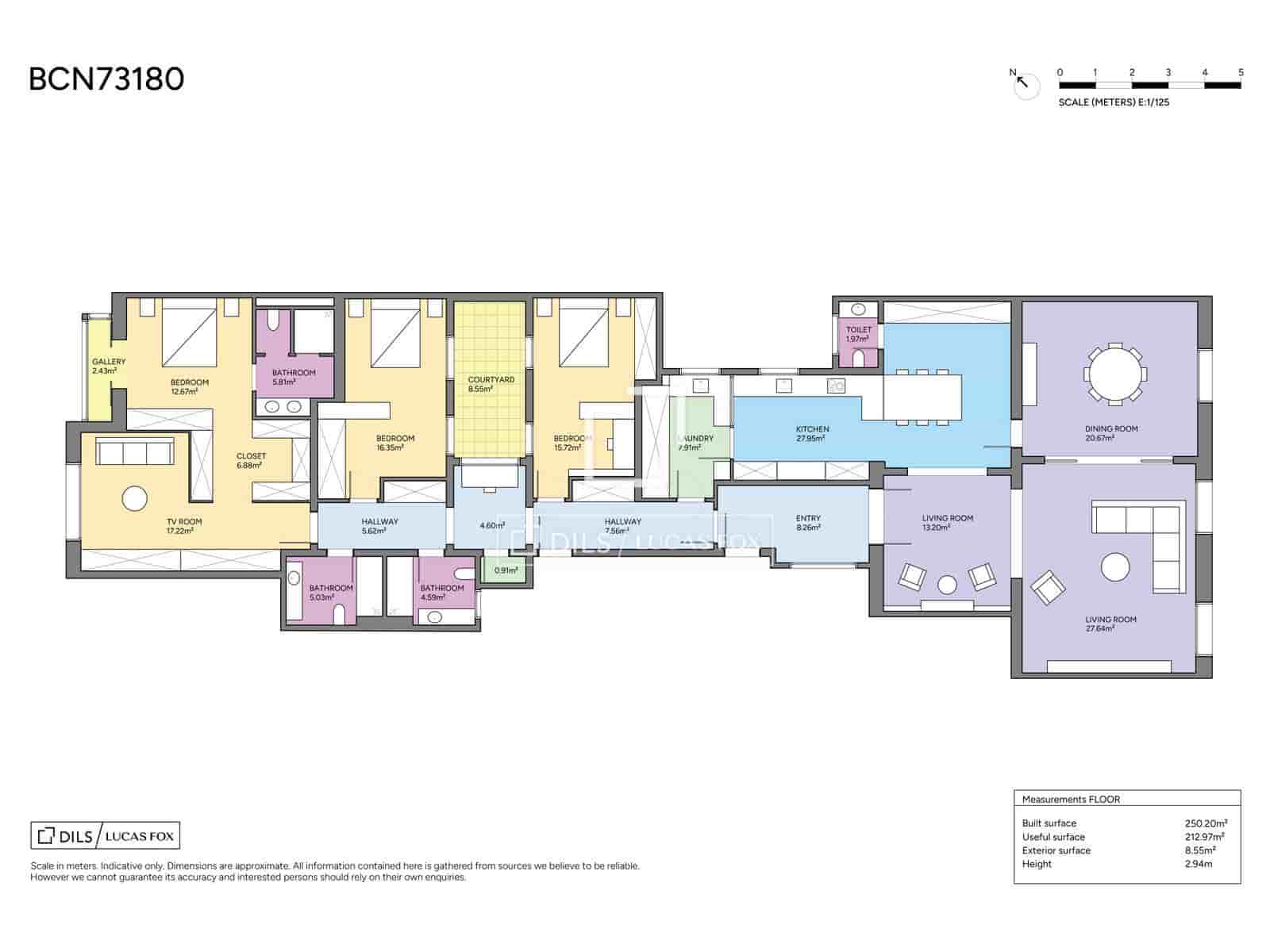 3 sypialnia Apartament na sprzedaż w Miasto Barcelona - 2 450 000 € (Ref: 10088613)