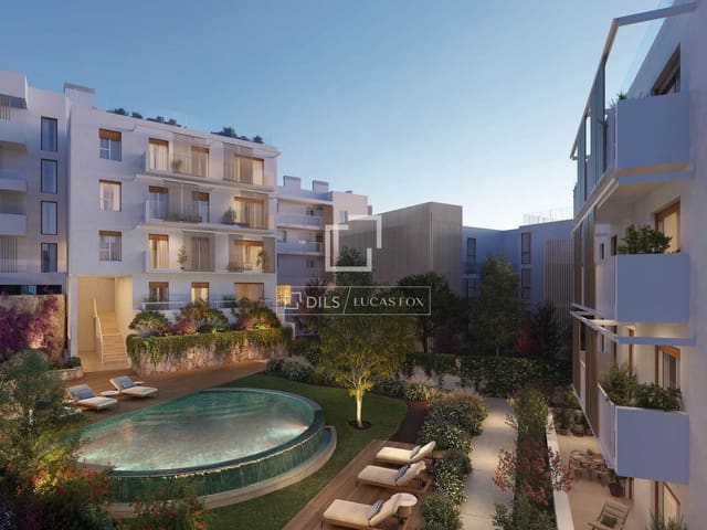 2 quarto Penthouse para venda em Ibiza / Eivissa cidade com piscina garagem - 1 295 000 € (Ref: 10093683)