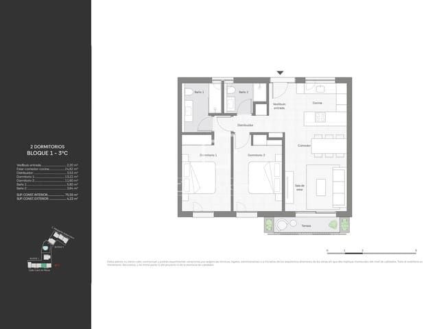 2 slaapkamer Appartement te koop in Ibiza dorp met zwembad garage - € 755.000 (Ref: 10093688)