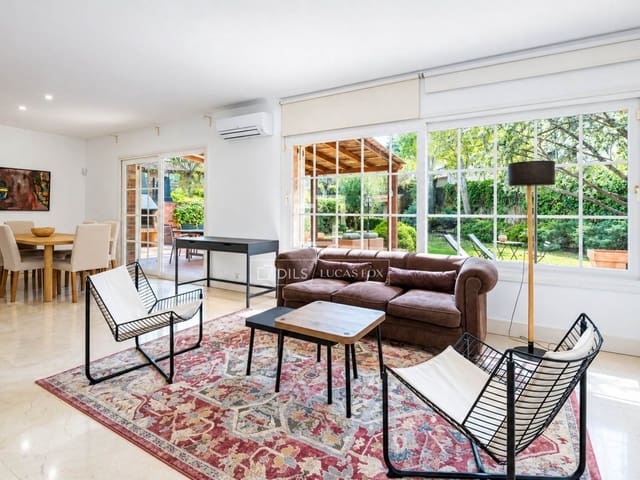 5 Zimmer Villa zu vermieten in Valldoreix, Sant Cugat del Vallès mit Pool Garage - 4.300 € (Ref: 10095454)