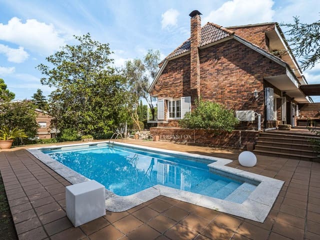 5 Zimmer Villa zu vermieten in Valldoreix, Sant Cugat del Vallès mit Pool Garage - 4.300 € (Ref: 10095454)