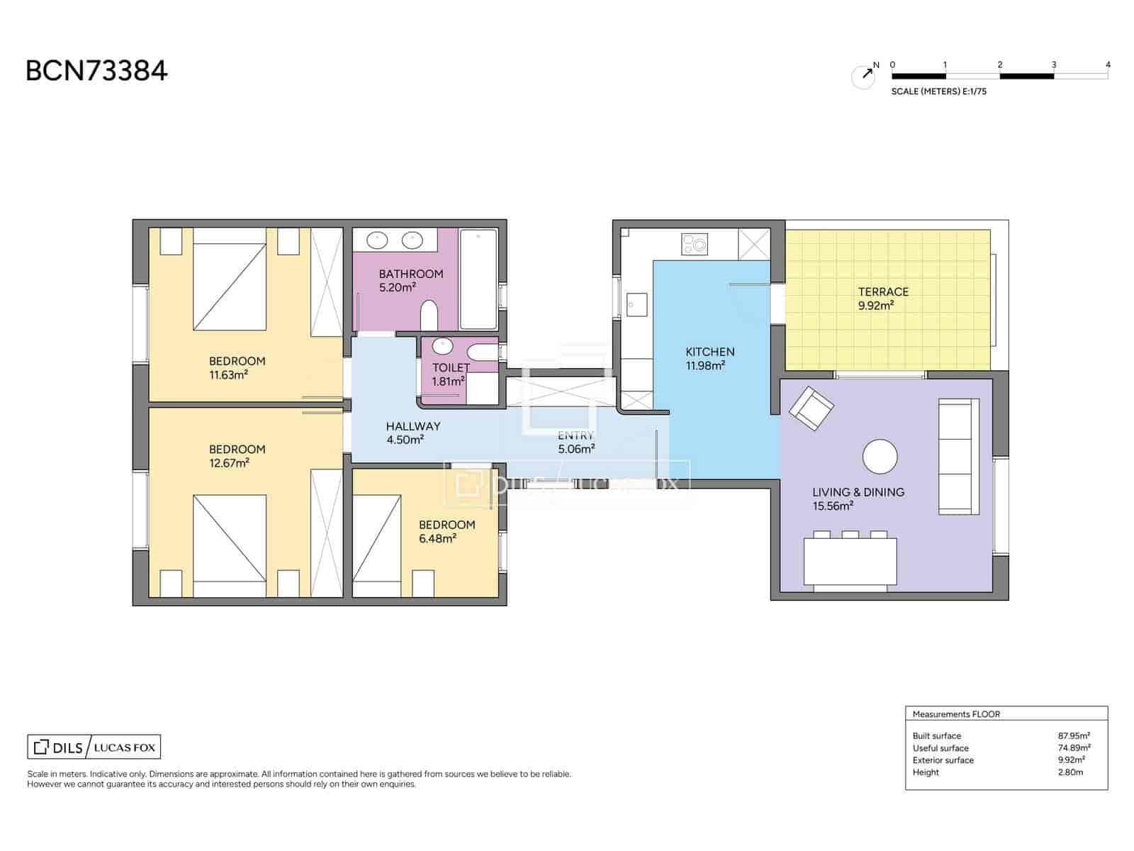 3 camera da letto Attico in vendita in Barcelona citta - 830.000 € (Rif: 10095644)