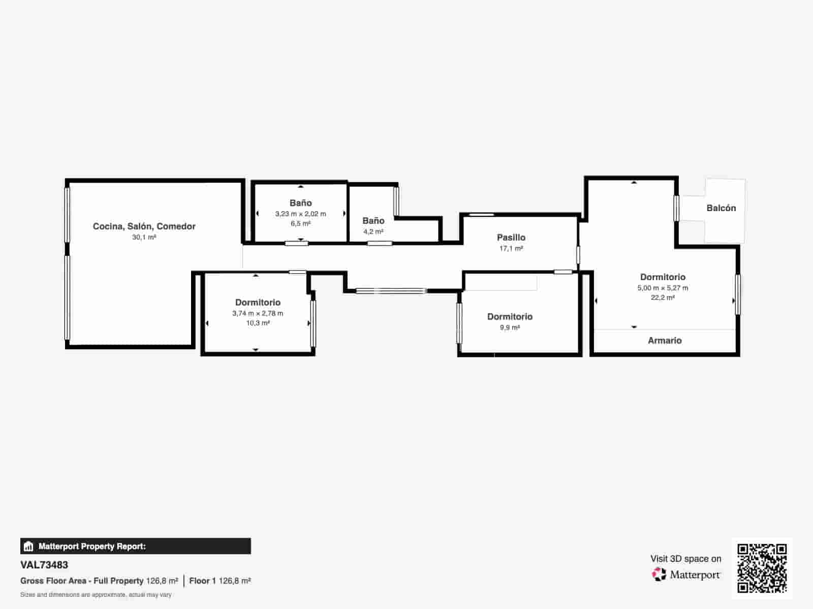 3 camera da letto Appartamento da affittare in Valencia citta - 2.800 € (Rif: 10098610)