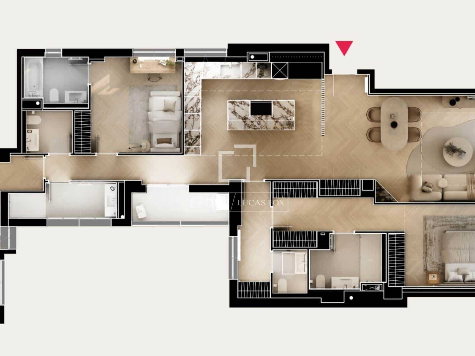 Apartamento de 3 habitaciones en Madrid ciudad en venta con garaje - 2.190.000 € (Ref: 10098935)