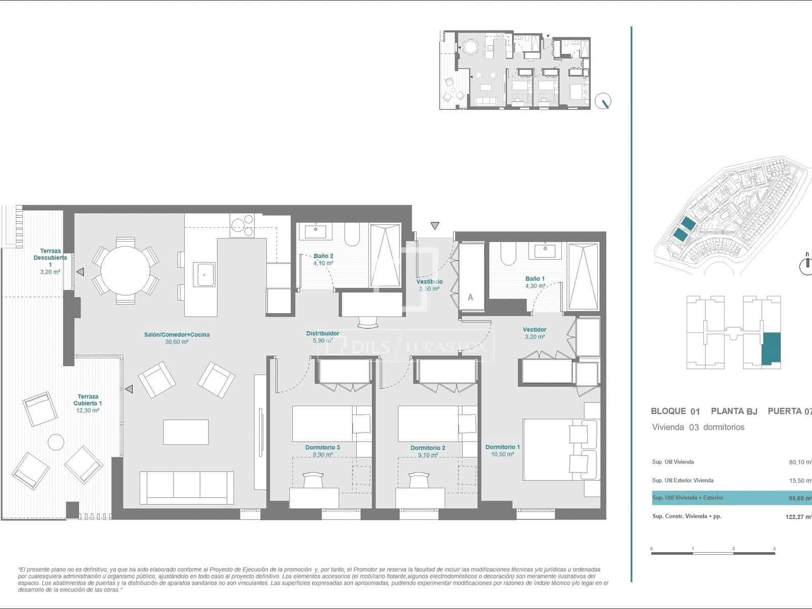 3 camera da letto Appartamento in vendita in Sagunto / Sagunt con piscina garage - 470.000 € (Rif: 10099402)