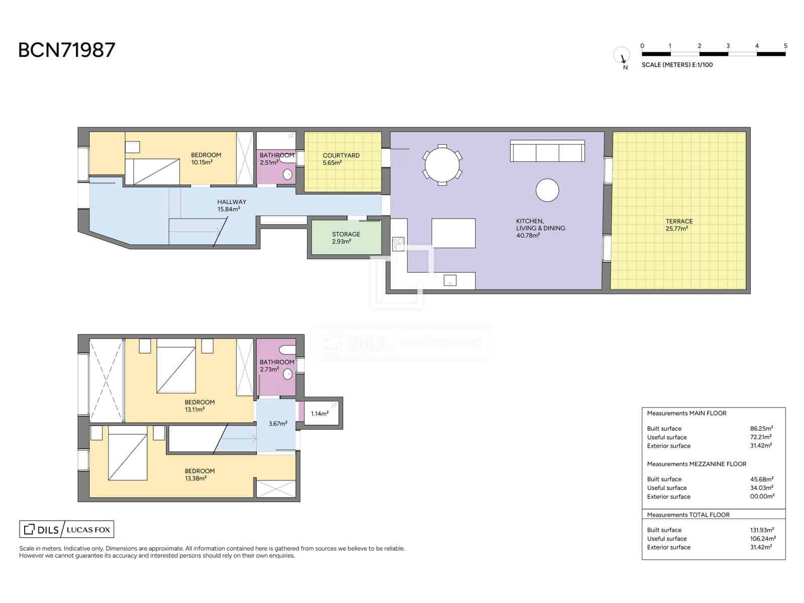 3 makuuhuone Huoneisto myytävänä paikassa Barcelona kaupunki - 850 000 € (Ref: 10117482)