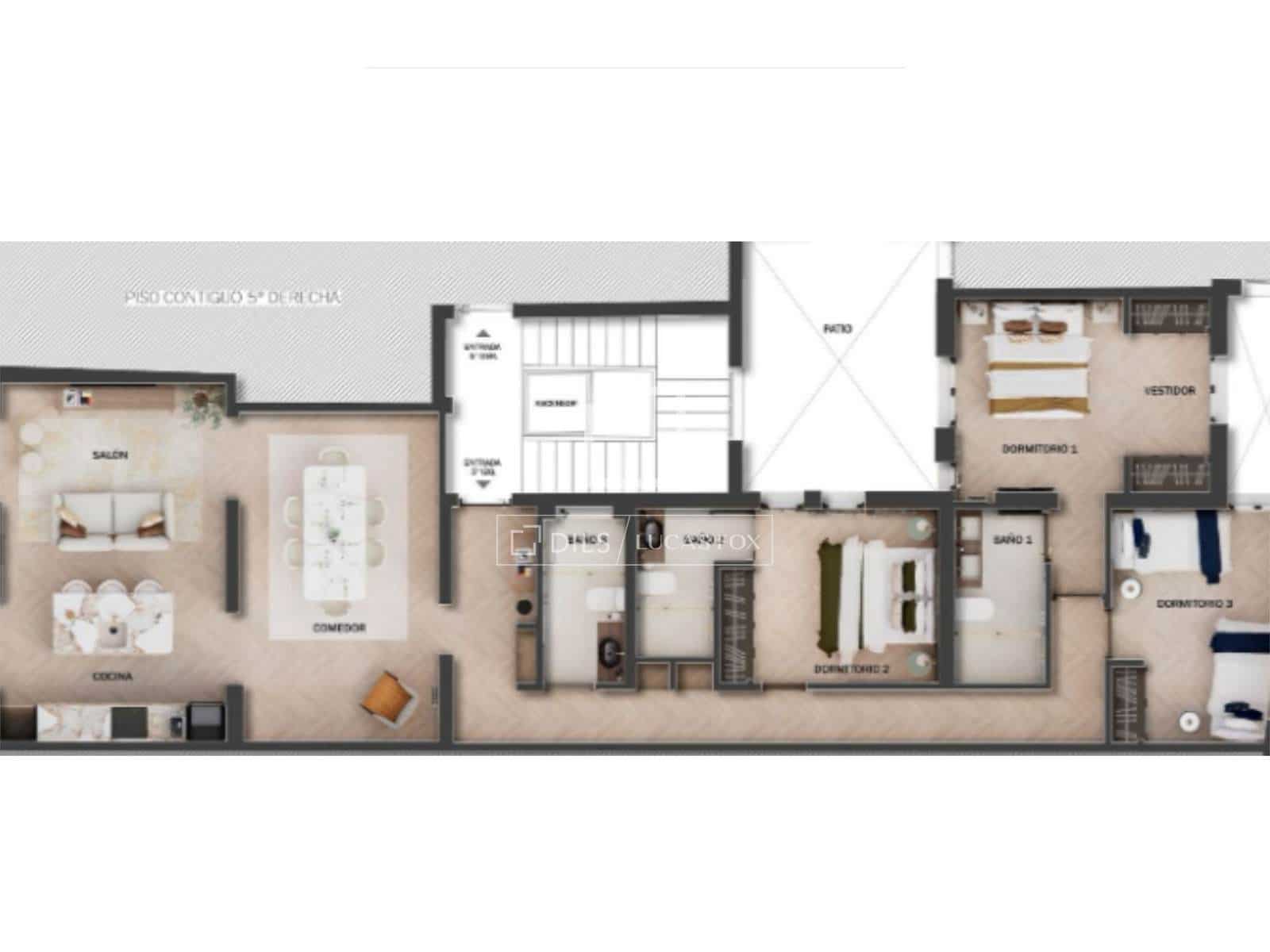 3 sovrum Lägenhet till salu i Madrid stad - 1 459 000 € (Ref: 10117483)