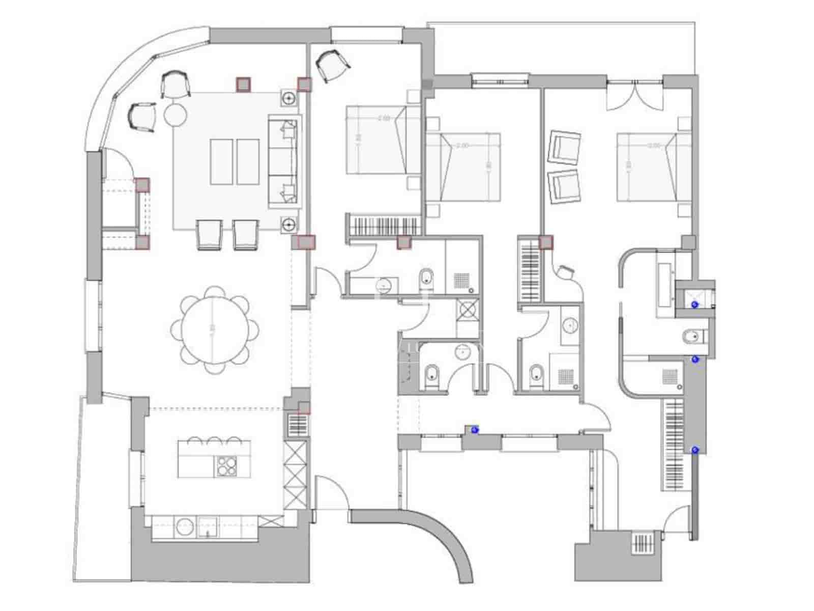 3 sovrum Lägenhet till salu i Madrid stad med garage - 2 850 000 € (Ref: 10120870)