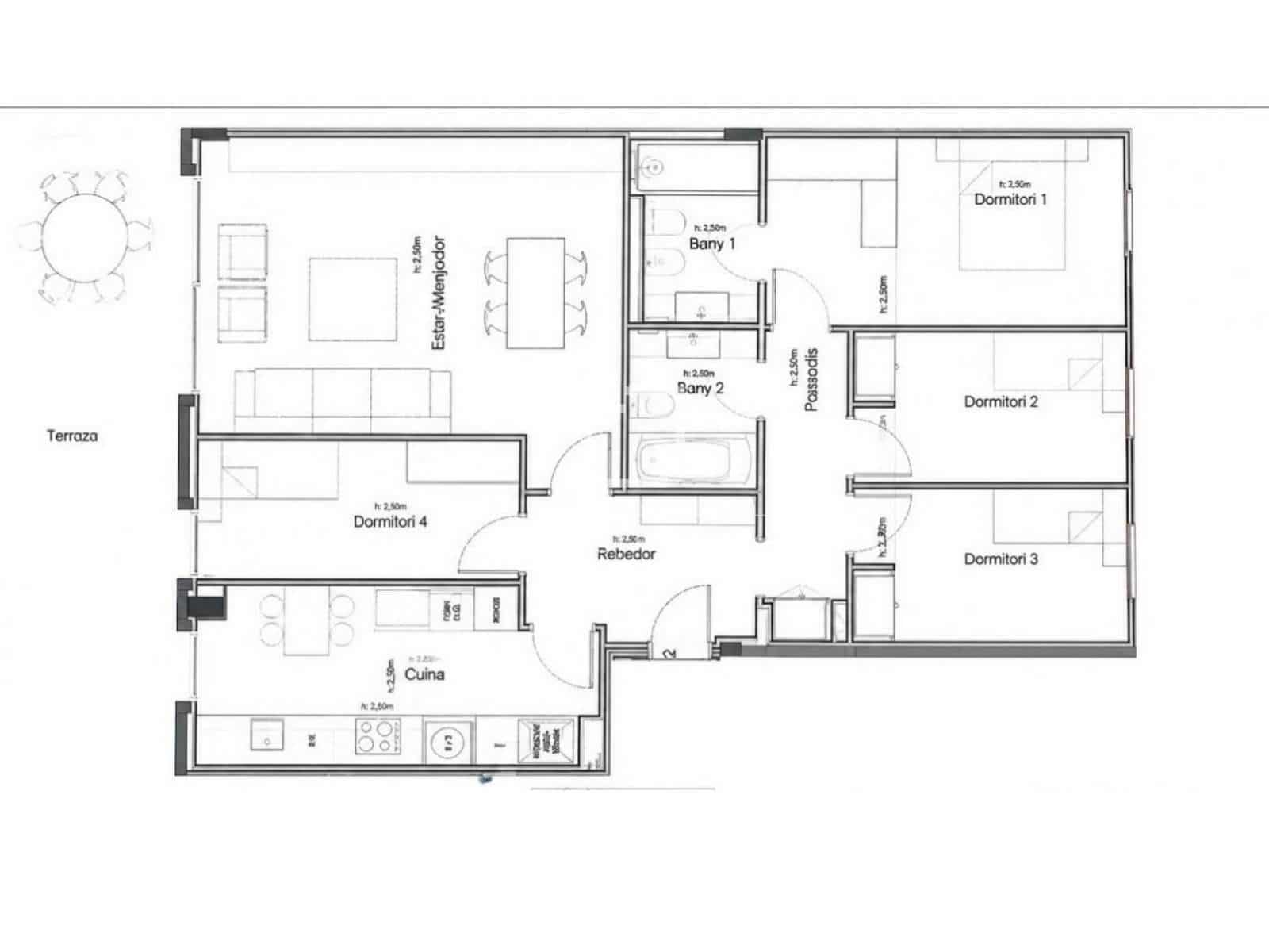 4 camera da letto Appartamento in vendita in Sant Just Desvern con piscina garage - 800.000 € (Rif: 10133476)
