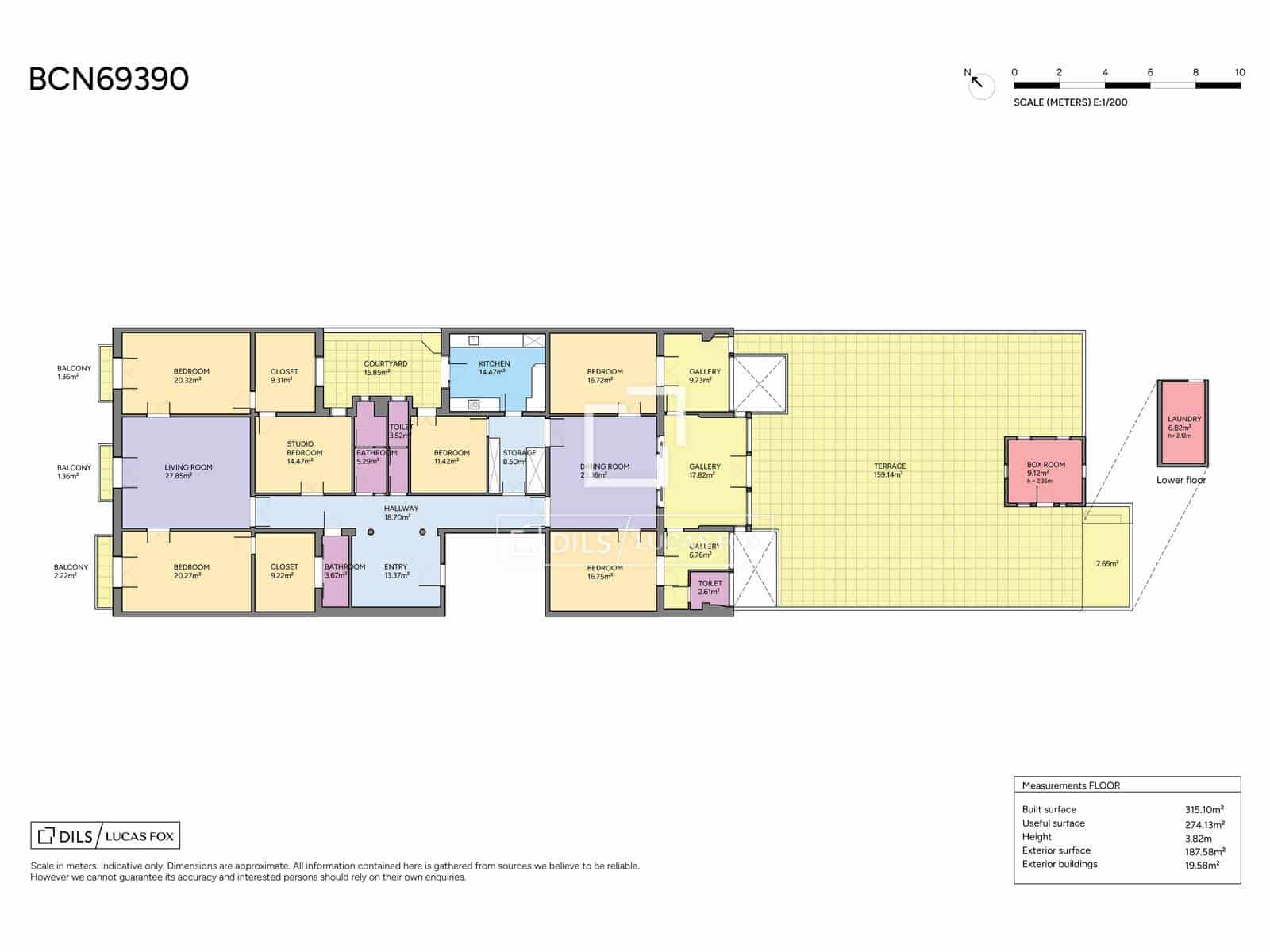 6 camera da letto Appartamento in vendita in Barcelona citta - 2.200.000 € (Rif: 10136524)