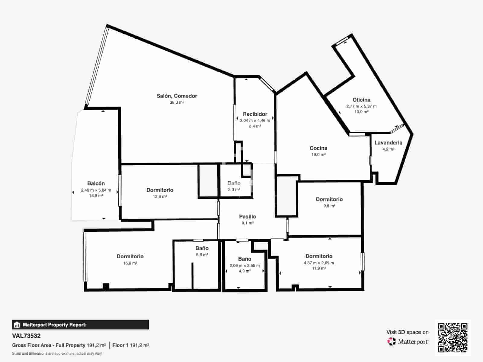 5 bedroom Apartment for rent in Valencia city with garage - € 3,200 (Ref: 10136694)