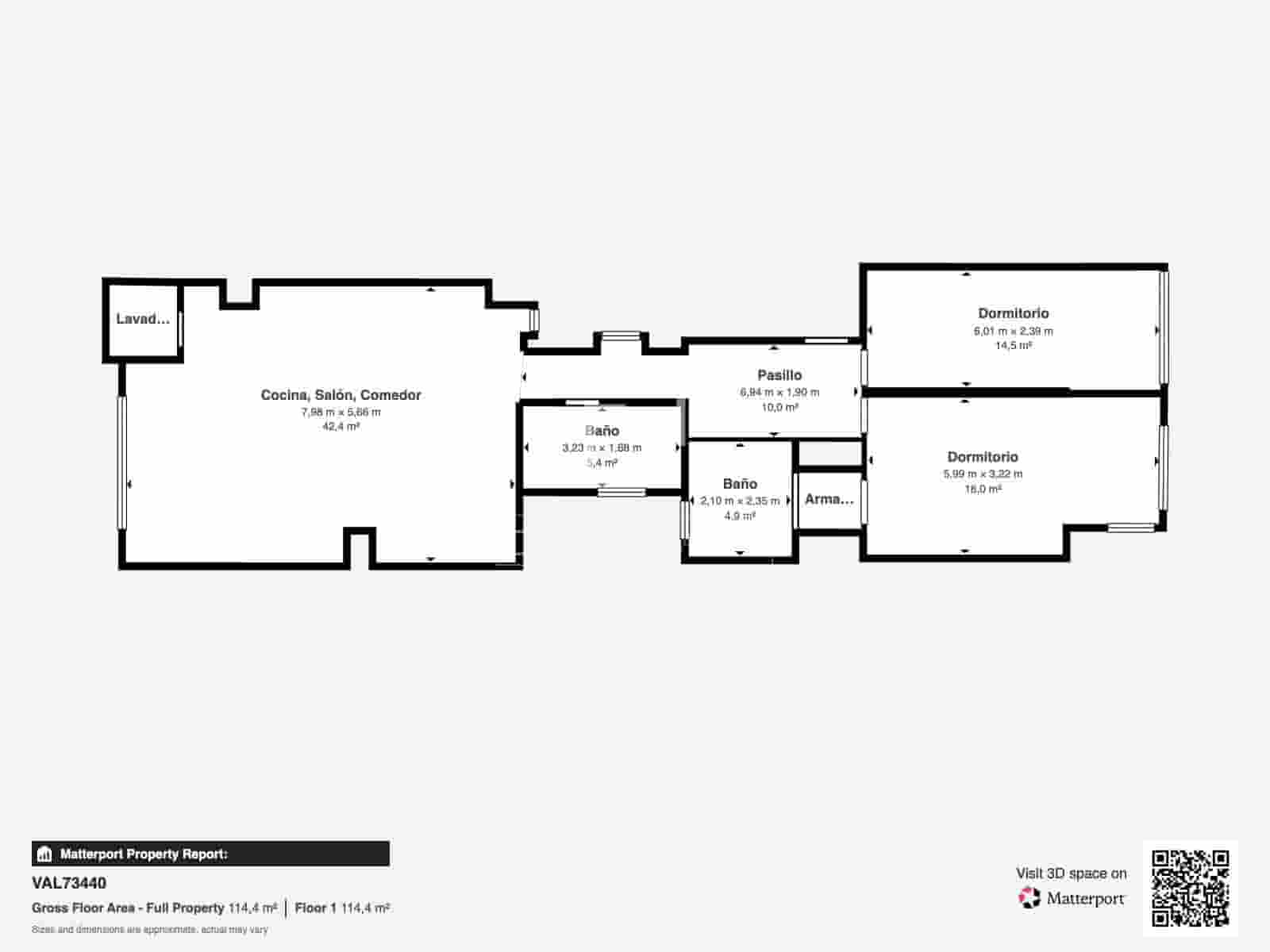 2 sovrum Lägenhet till salu i Valencia stad - 749 000 € (Ref: 10138783)