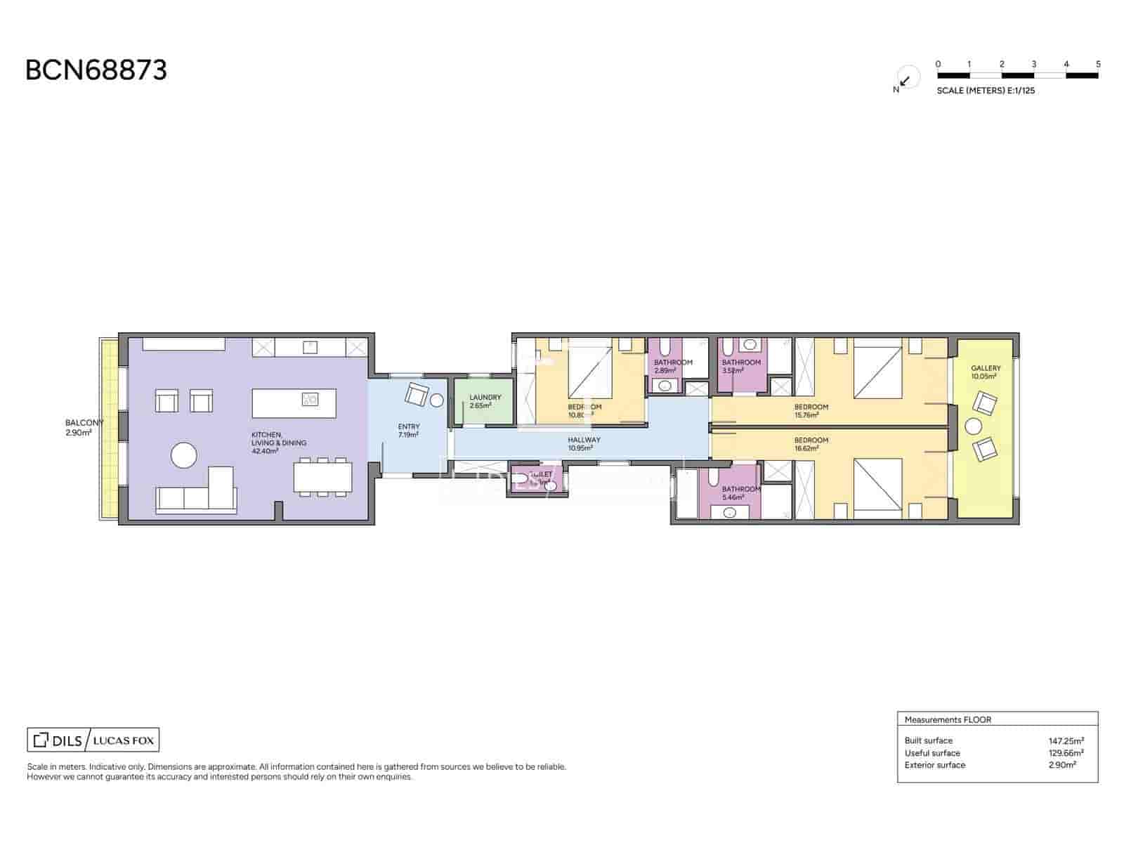 3 camera da letto Appartamento in vendita in Barcelona citta - 1.345.000 € (Rif: 10139952)