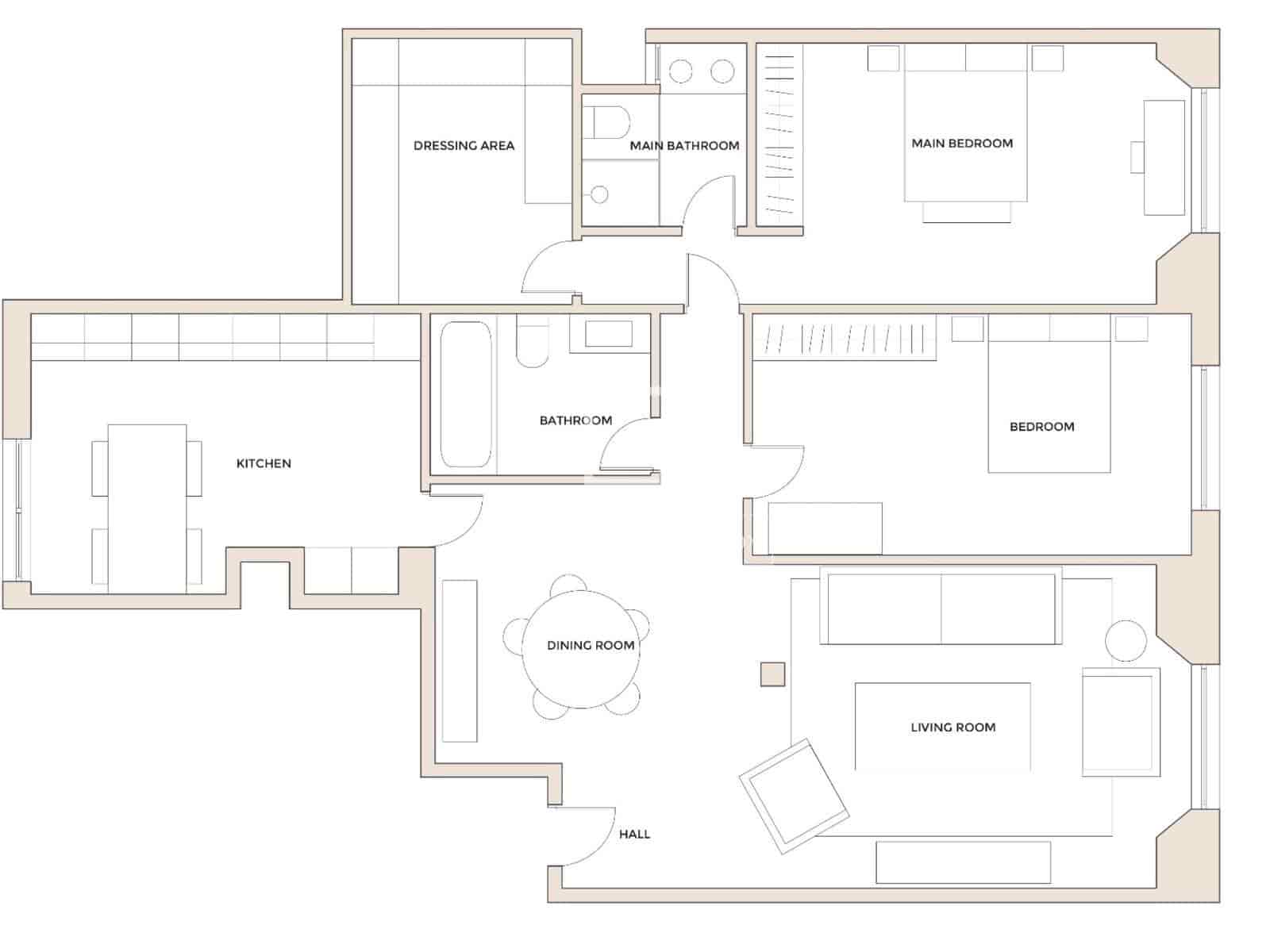2 camera da letto Appartamento in vendita in Madrid citta - 1.995.000 € (Rif: 10145153)