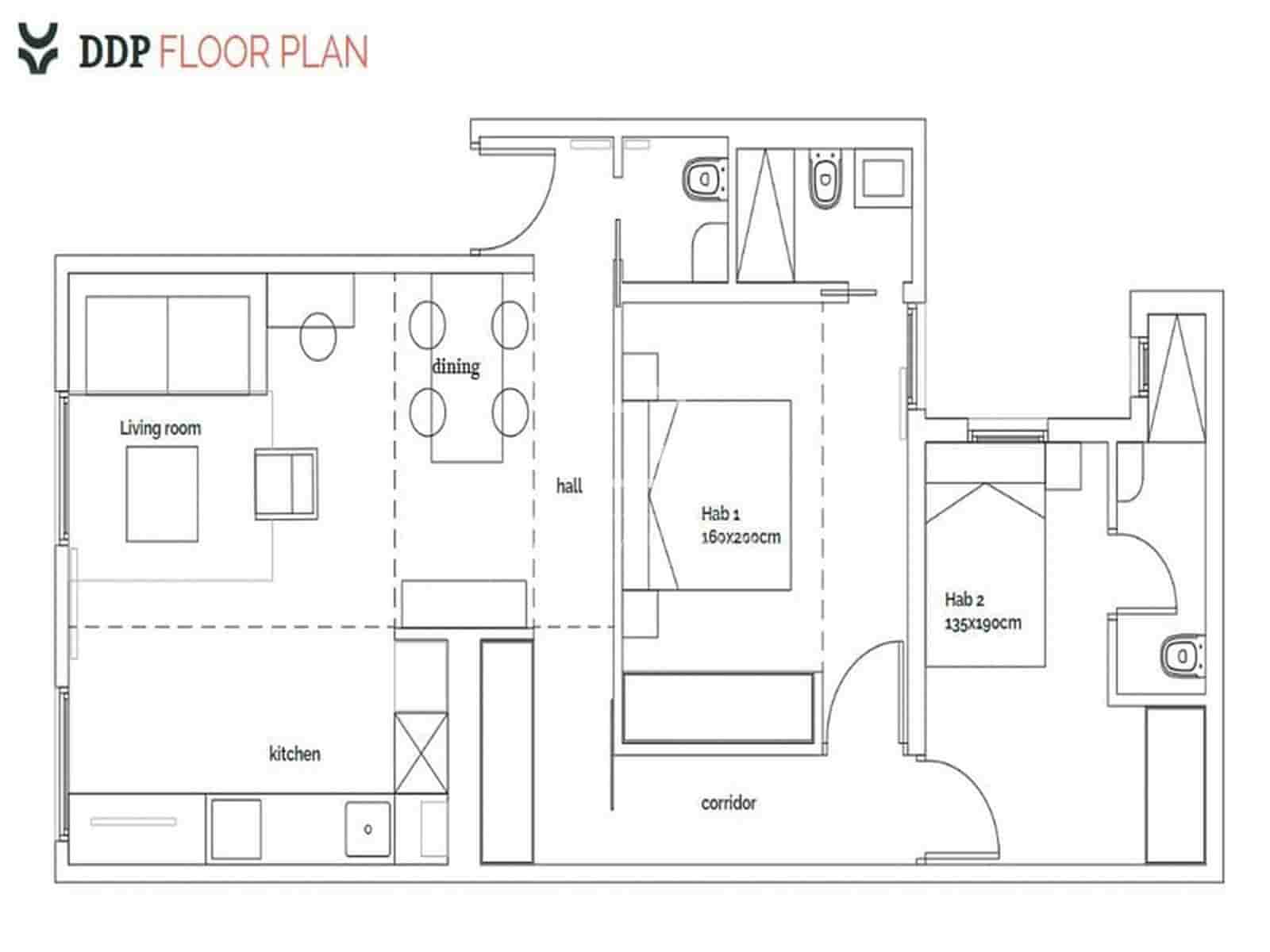 2 makuuhuone Huoneisto myytävänä paikassa Madrid kaupunki - 682 000 € (Ref: 10147923)