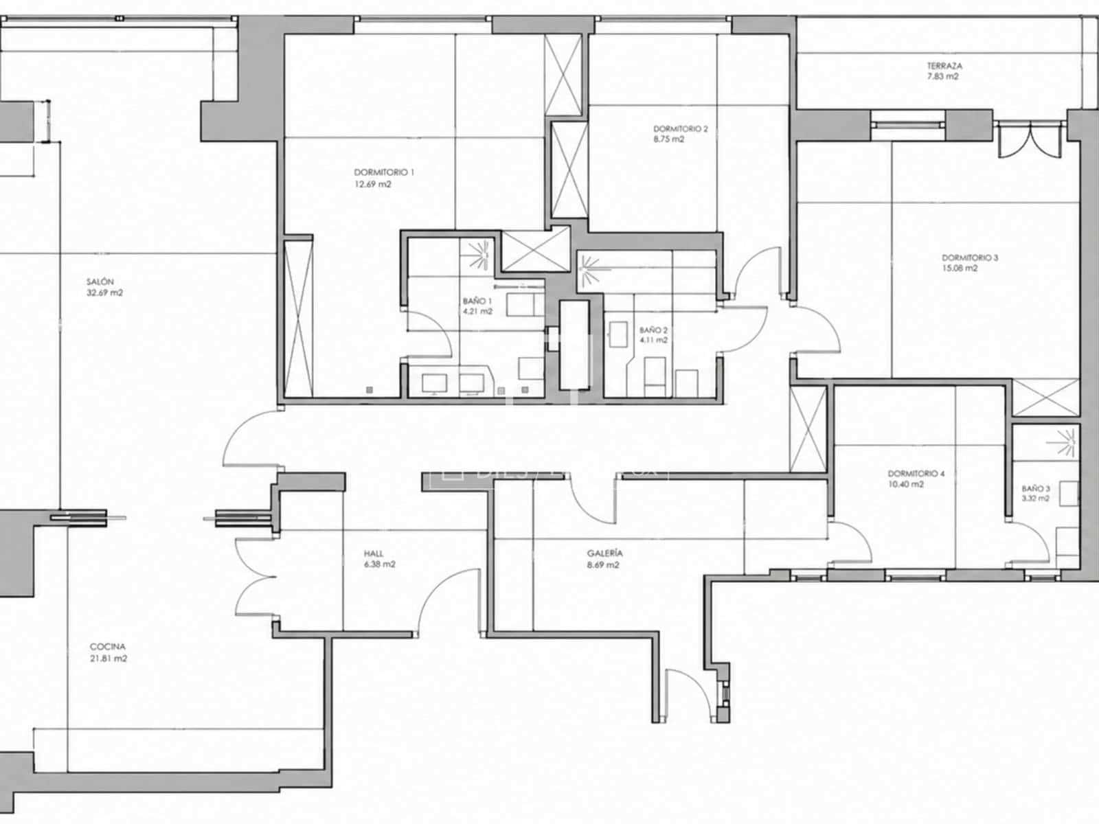 4 soverom Leilighet til salgs i Madrid by med garasje - € 2 400 000 (Ref: 10154384)