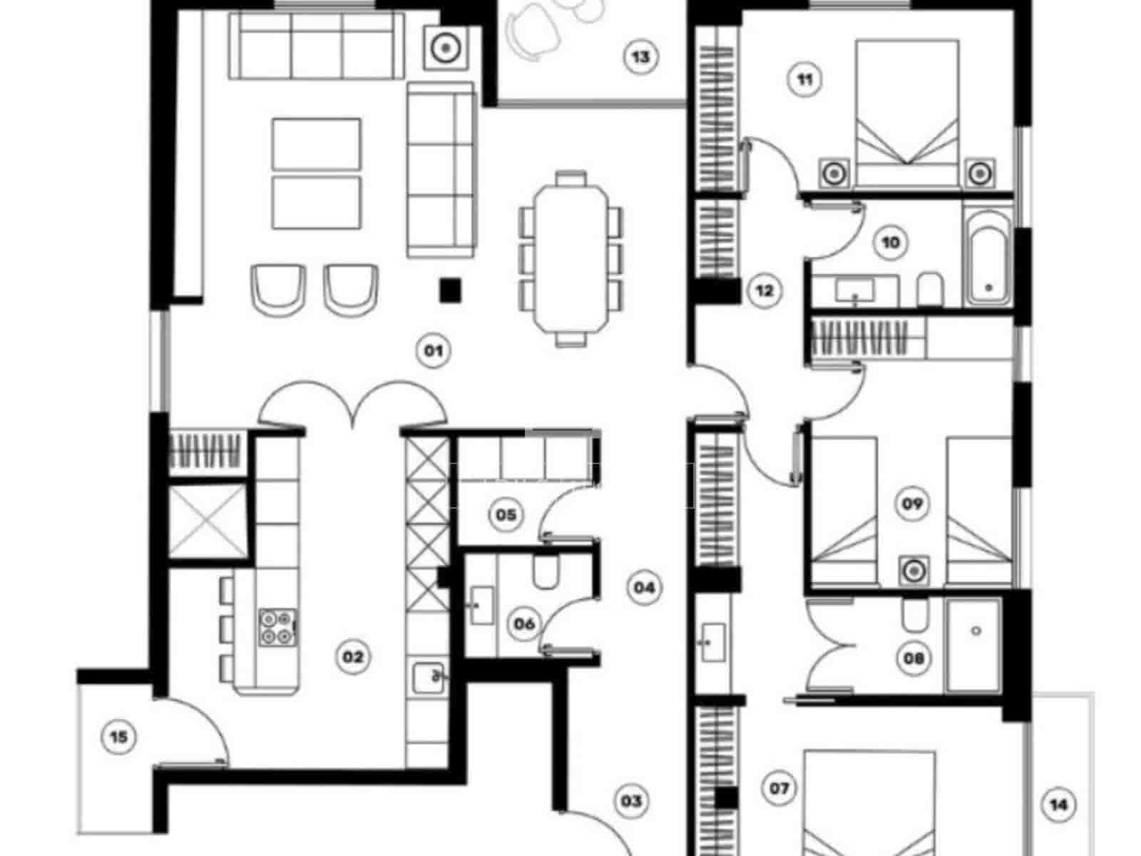 3 camera da letto Appartamento in vendita in Madrid citta - 1.750.000 € (Rif: 10155514)