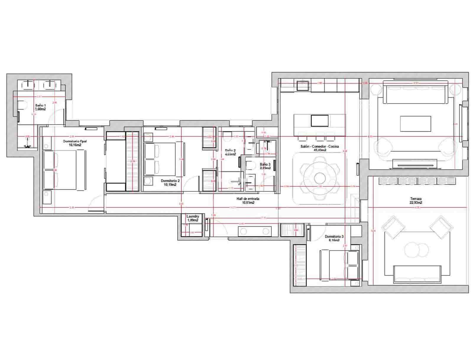 3 soverom Leilighet til salgs i Madrid by - € 2 350 000 (Ref: 10156159)