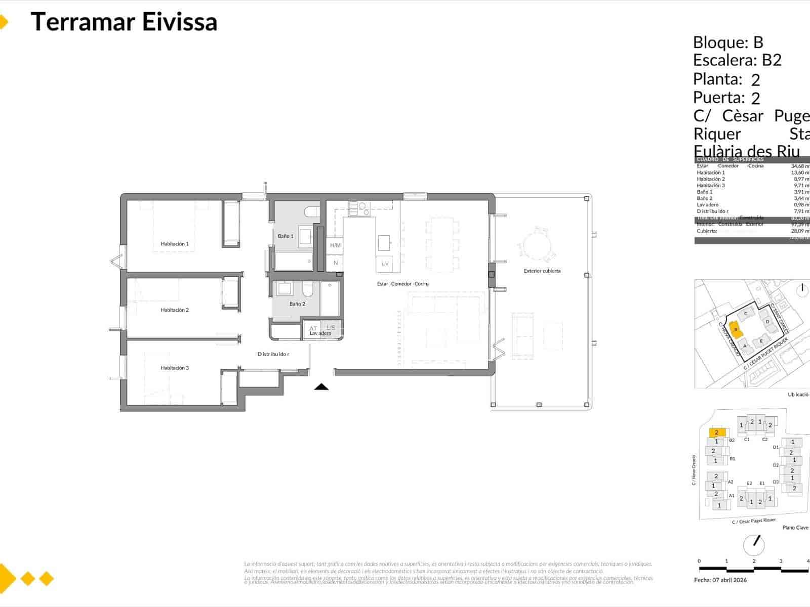 3 bedroom Apartment for sale in Santa Eulalia / Santa Eularia with pool garage - € 771,000 (Ref: 10158082)