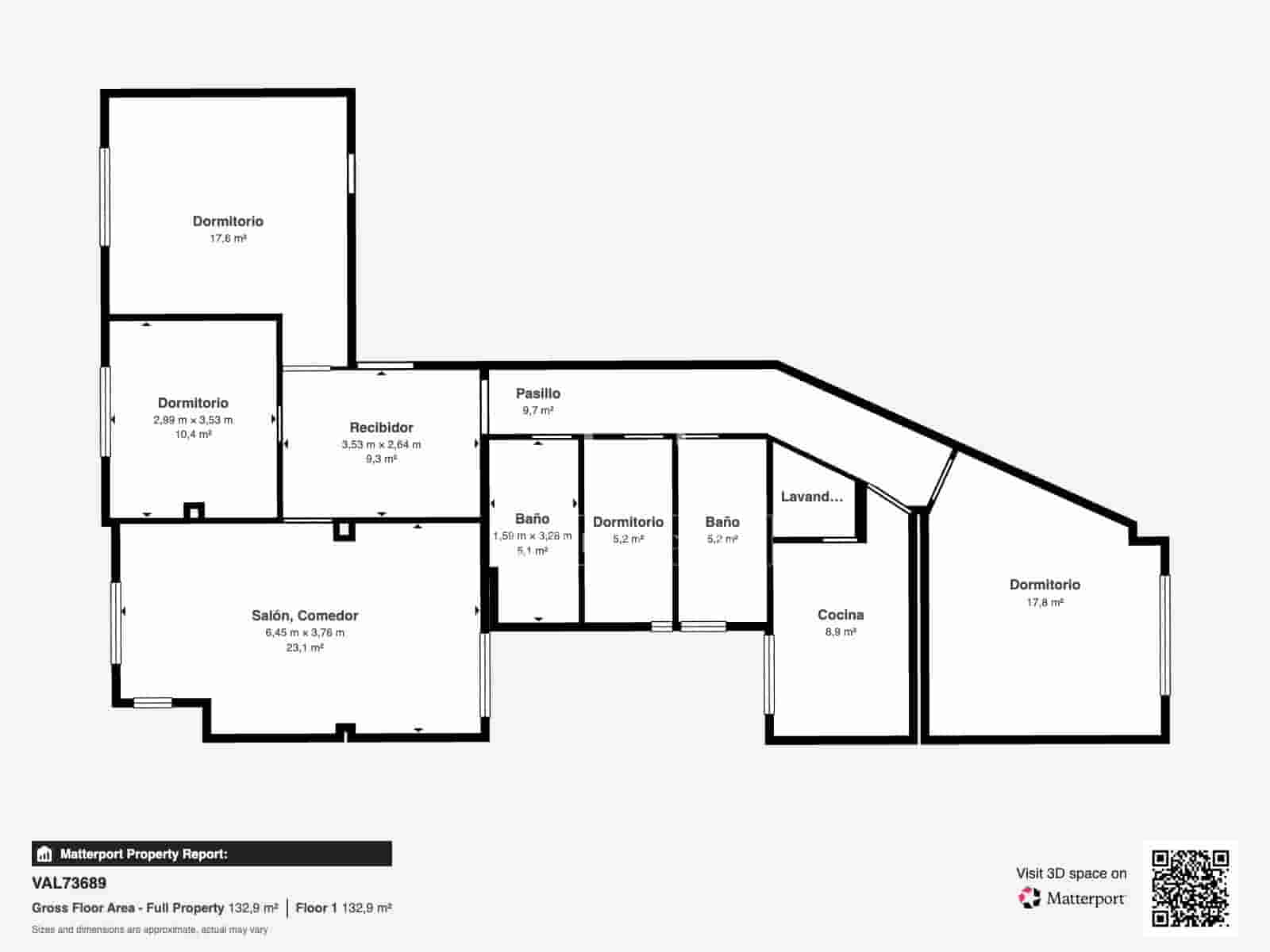 4 quarto Apartamento para arrendar em Valencia cidade - 2 200 € (Ref: 10160237)