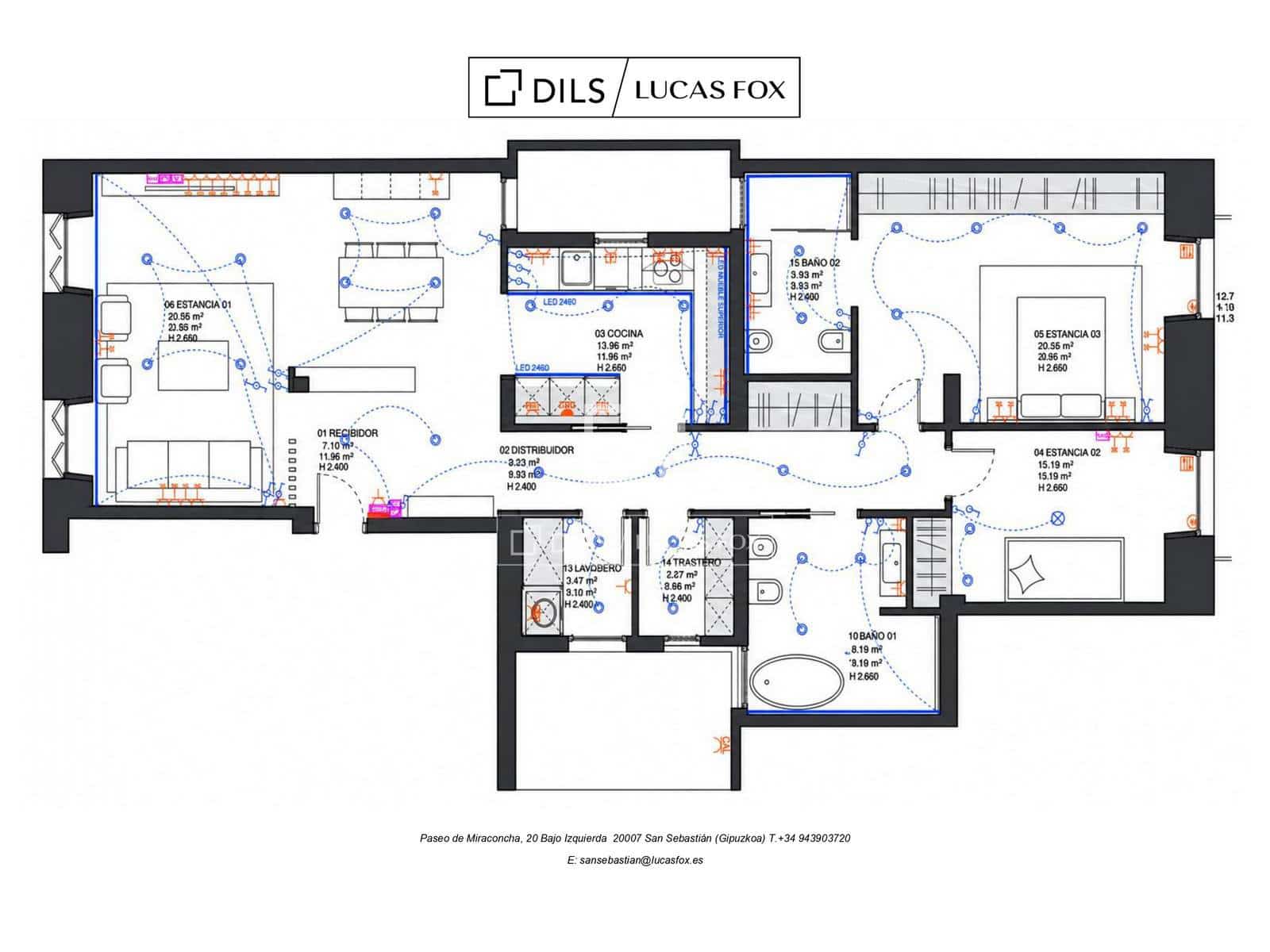2 soveværelse Lejlighed til salg i Donostia-San Sebastian - € 990.000 (Ref: 10160611)