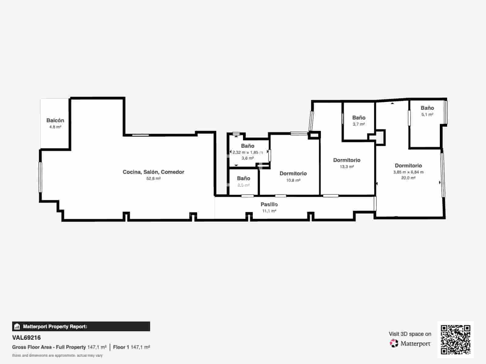 3 soveværelse Lejlighed til salg i Valencia by - € 799.000 (Ref: 10163213)