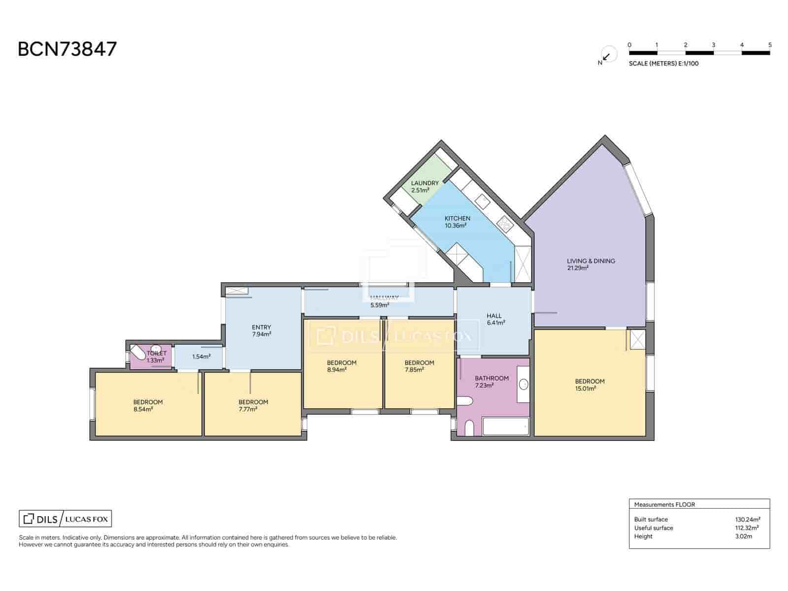 5 soverom Leilighet til salgs i Barcelona by - € 750 000 (Ref: 10163503)