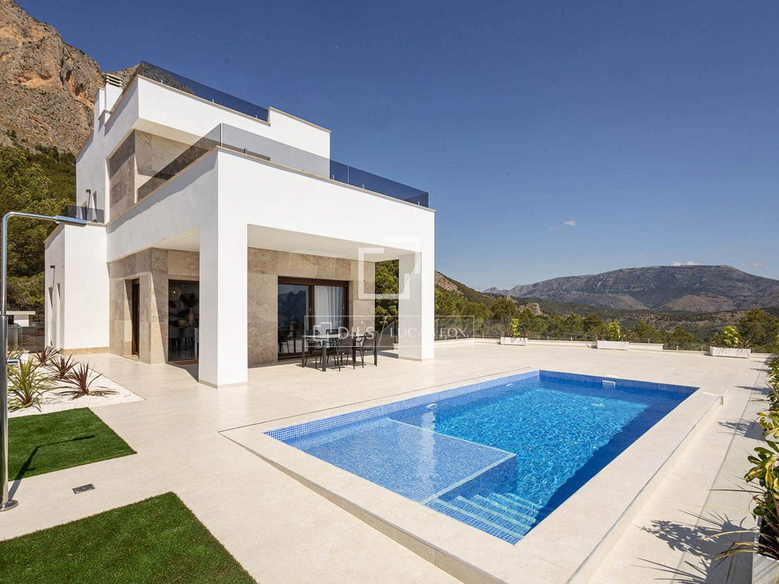3 sypialnia Willa na sprzedaż w Polop z basenem garażem - 598 000 € (Ref: 10165809)