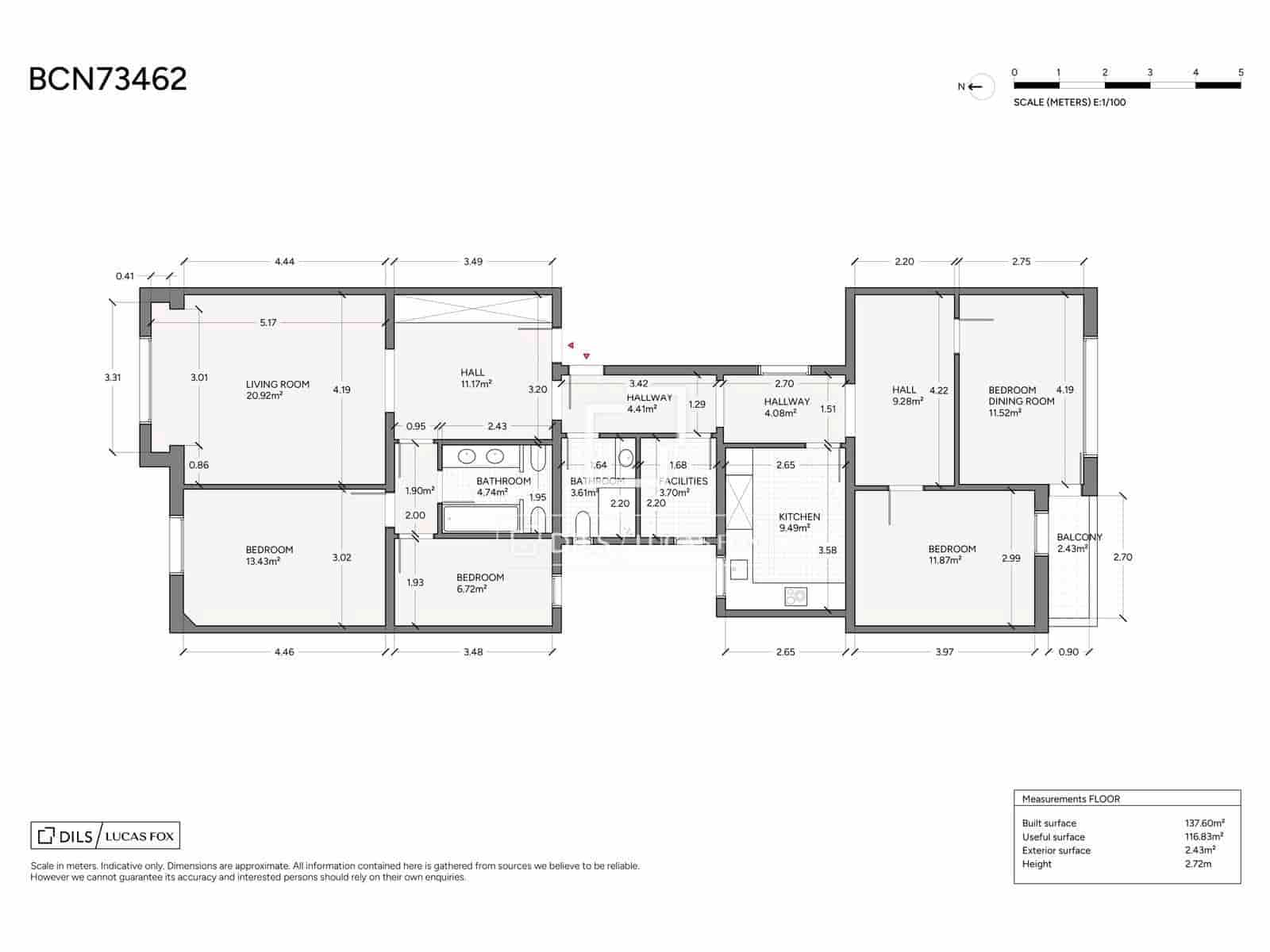 4 bedroom Apartment for sale in Barcelona city - € 850,000 (Ref: 10166922)