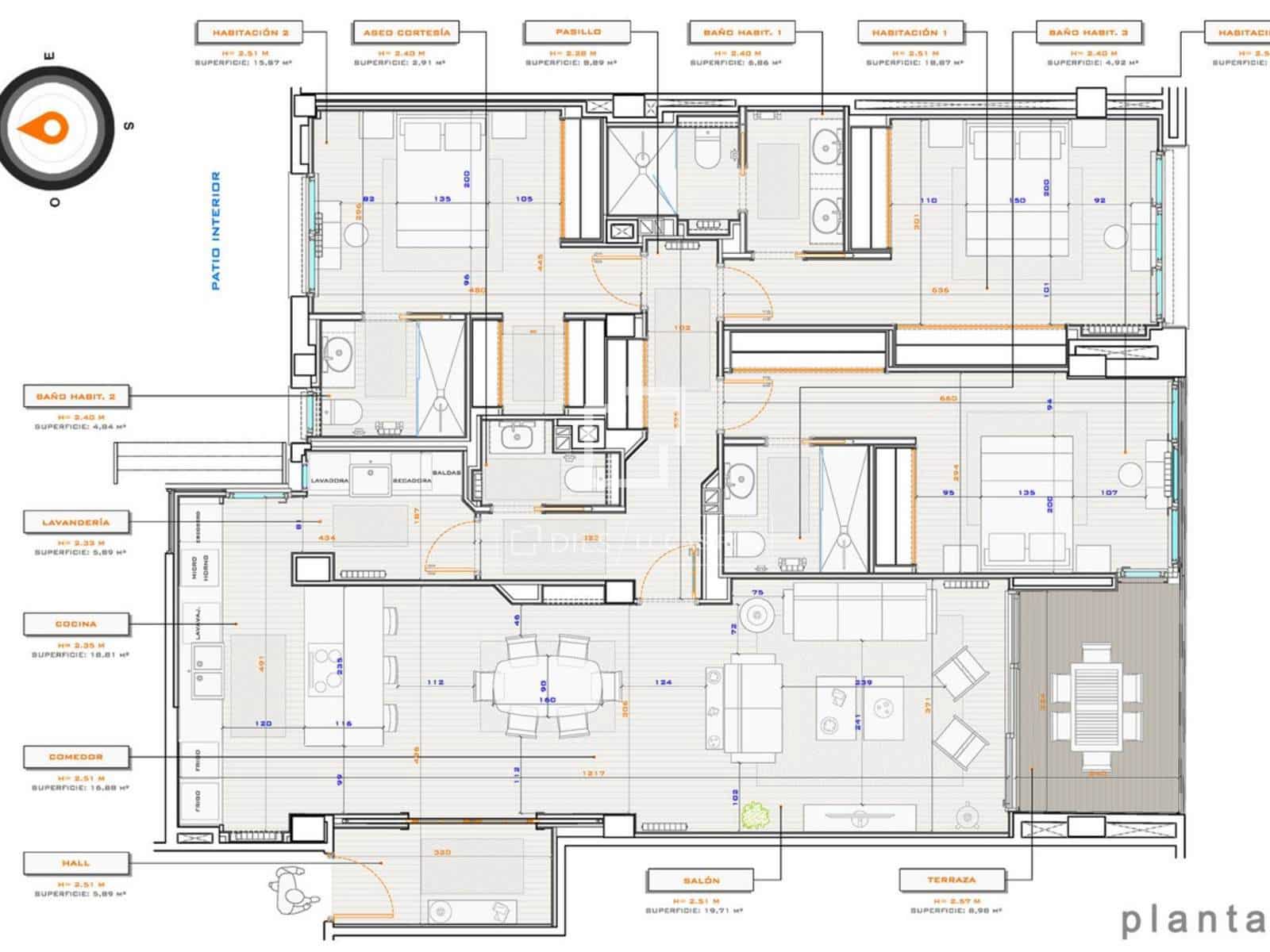 3 soverom Leilighet til salgs i Madrid by - € 1 598 000 (Ref: 10167056)