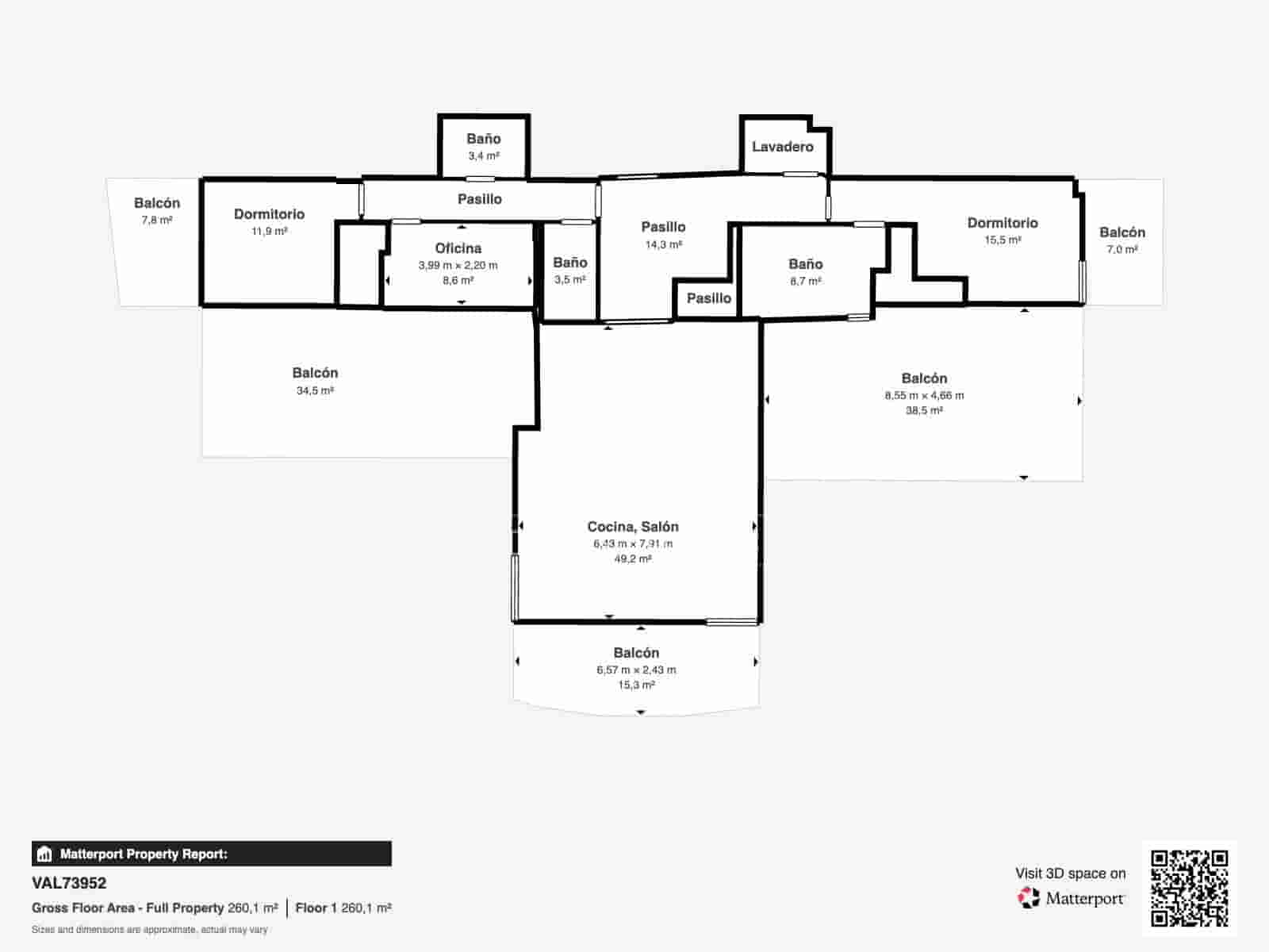 Ático de 3 habitaciones en València ciudad en venta con piscina garaje - 1.650.000 € (Ref: 10168812)