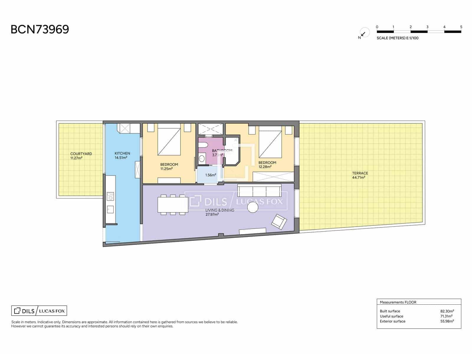 2 slaapkamer Appartement te koop in Barcelona stad - € 599.000 (Ref: 10169155)