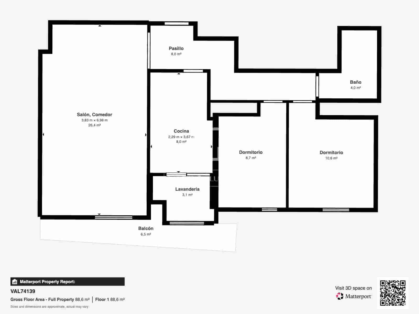 2 chambre Appartement à vendre à Valence ville avec garage - 550 000 € (Ref: 10172833)