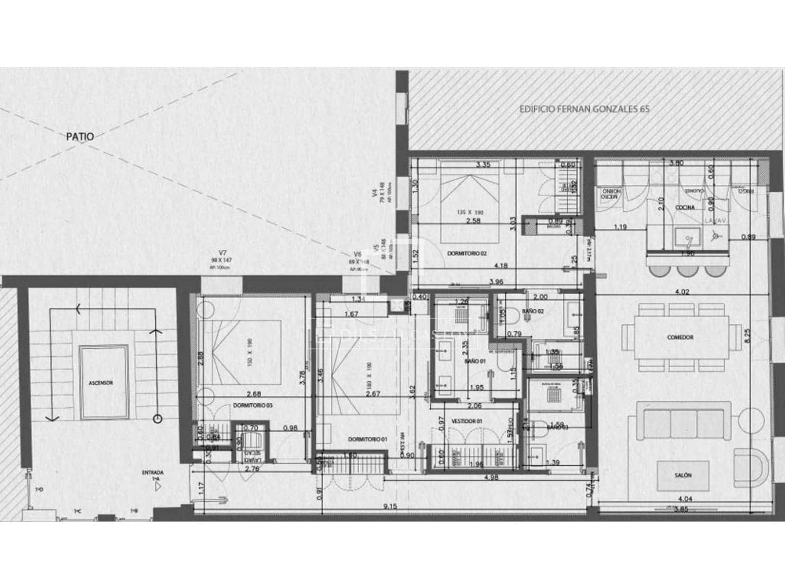 3 bedroom Apartment for sale in Madrid city - € 1,319,000 (Ref: 10185432)