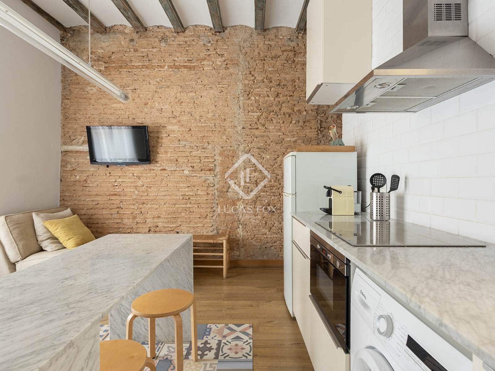 2 slaapkamer Appartement te huur in Barcelona stad - € 1.500 (Ref: 2653605)