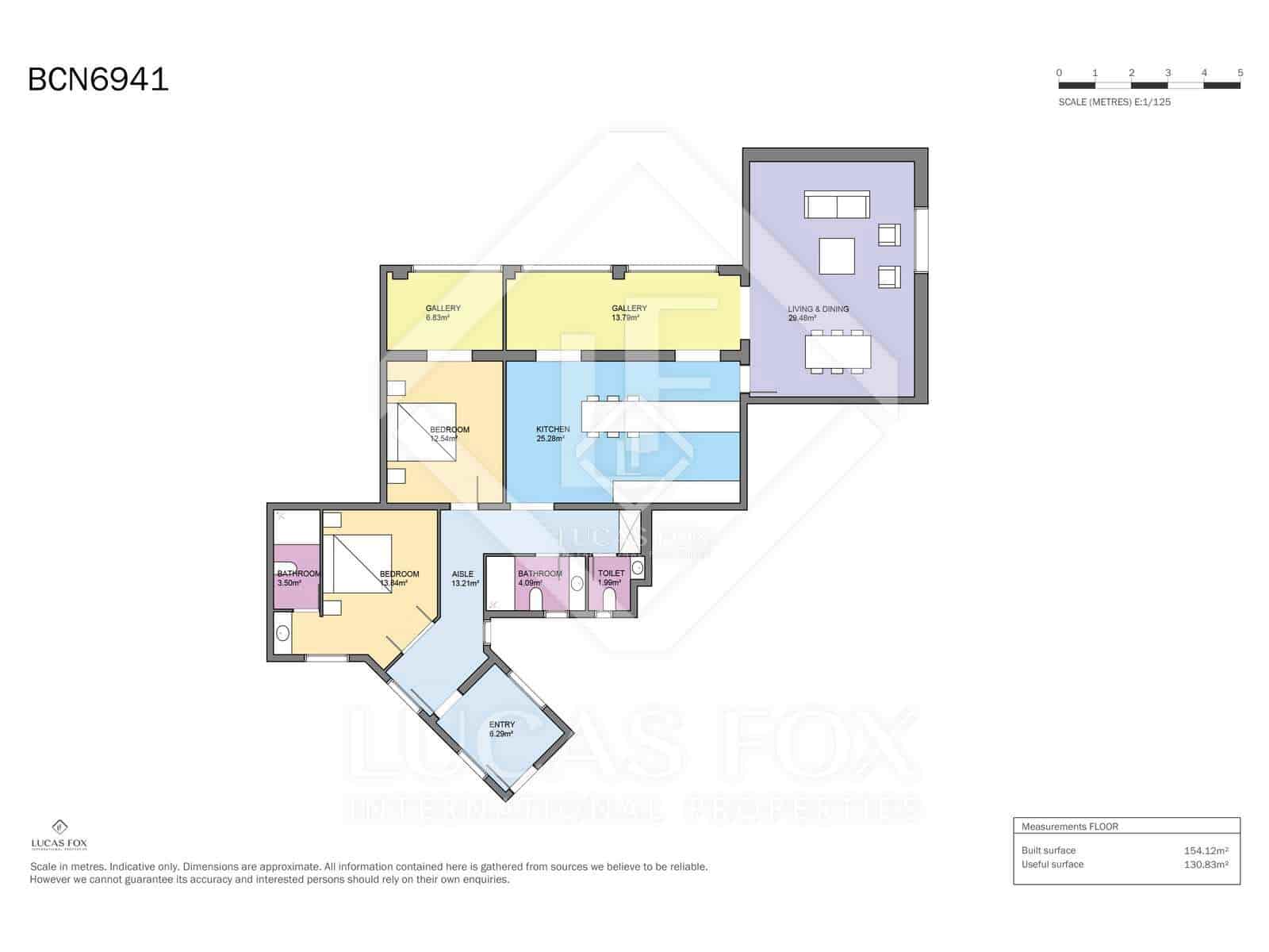 2 Zimmer Apartment zu verkaufen in Barcelona Stadt - 1.145.000 € (Ref: 3988046)