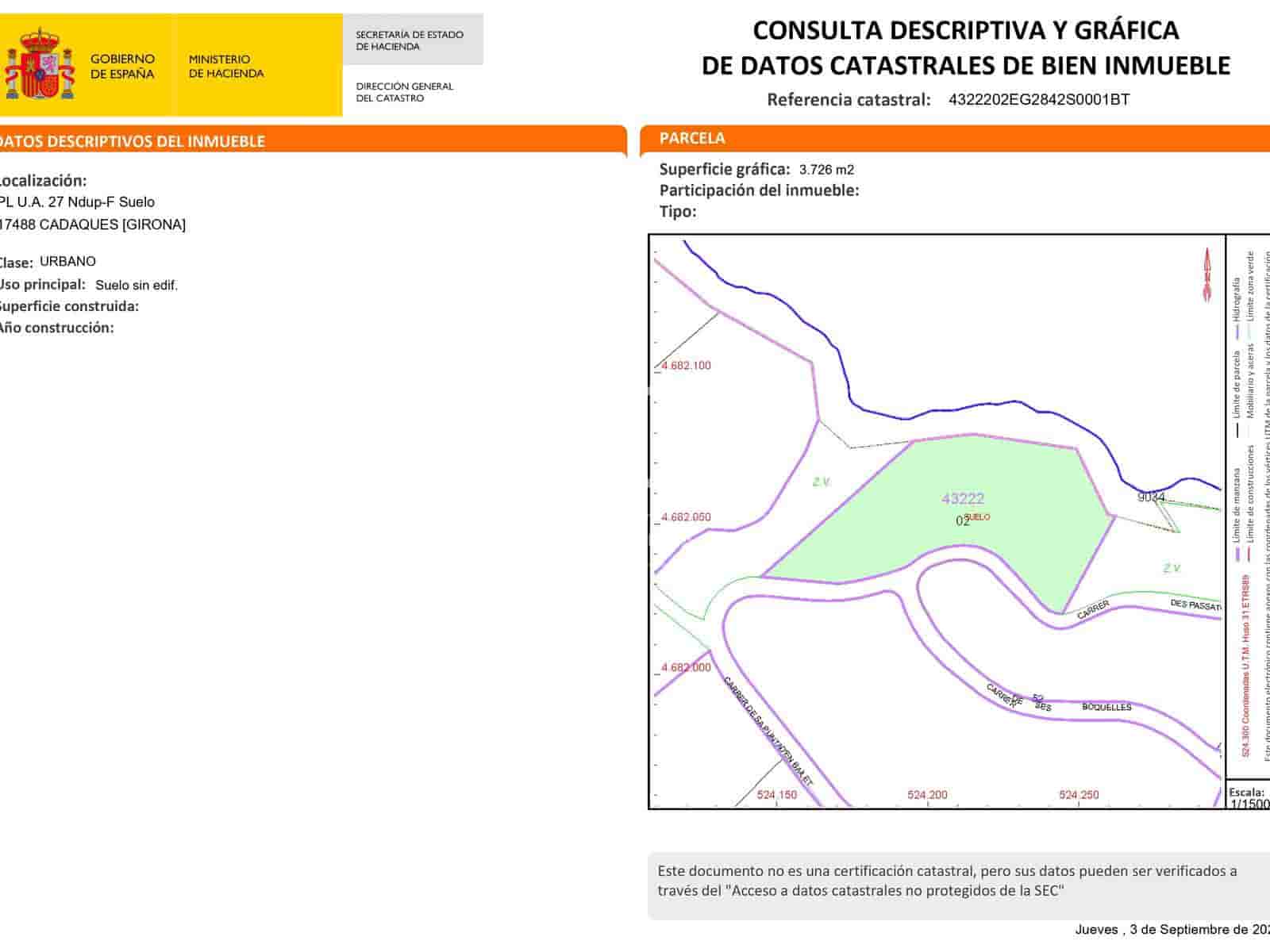 Tontti myytävänä paikassa Cadaques - 2 000 000 € (Ref: 4537994)