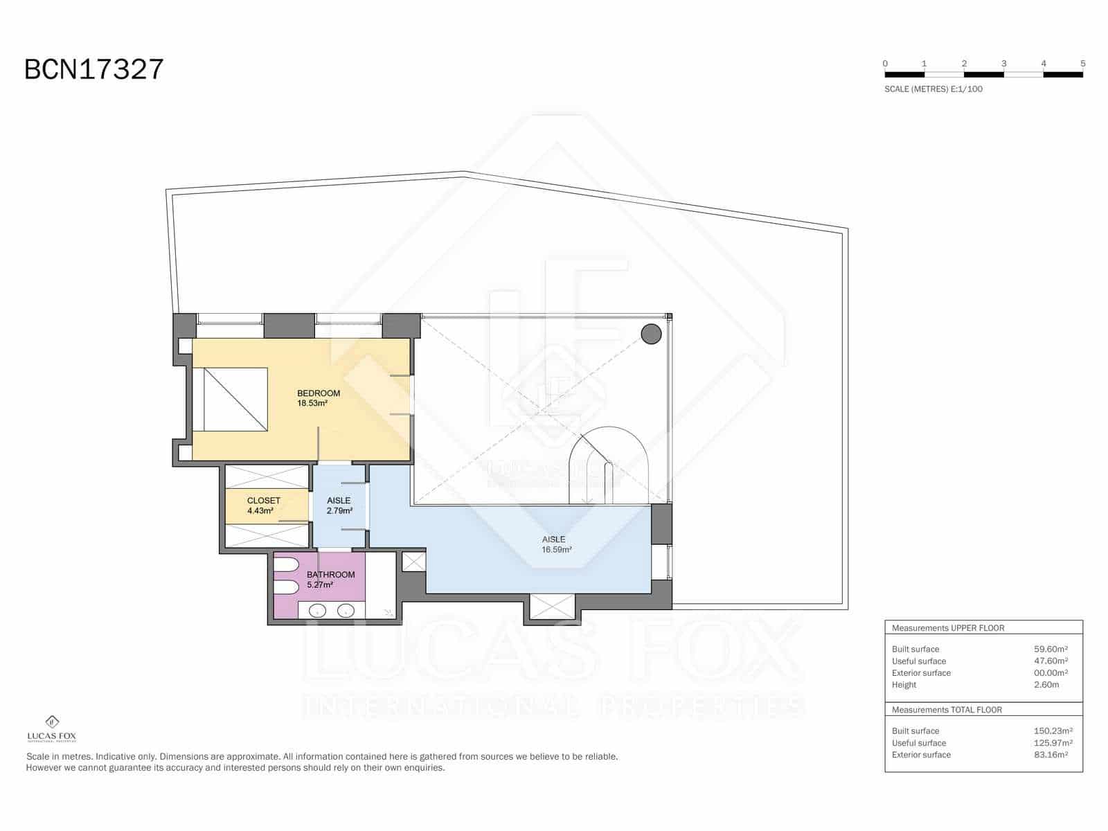 2 soverom Penthouse til salgs i Barcelona by med svømmebasseng garasje - € 2 195 000 (Ref: 4549610)