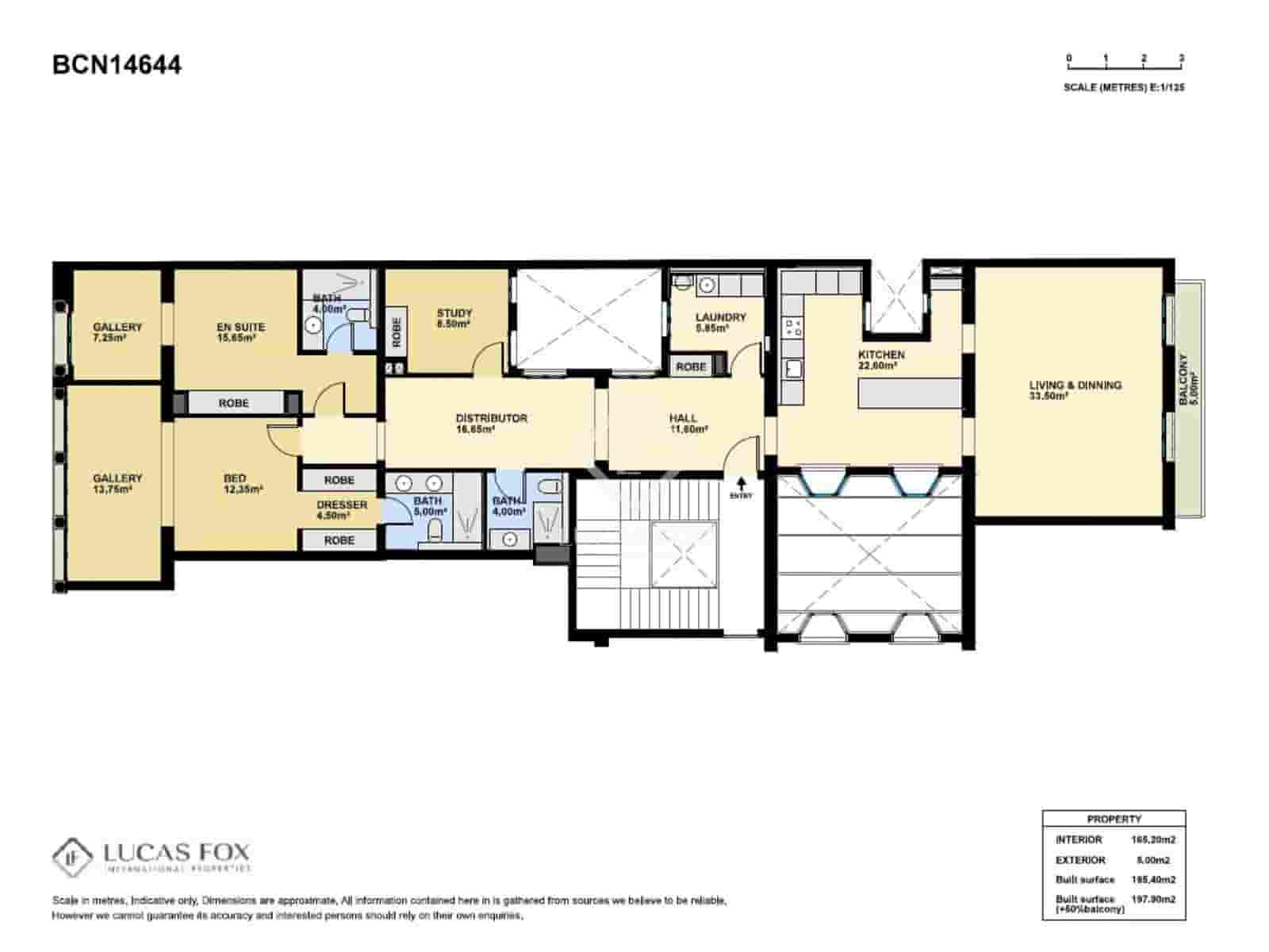 3 Zimmer Apartment zu vermieten in Barcelona Stadt - 5.939 € (Ref: 4815357)