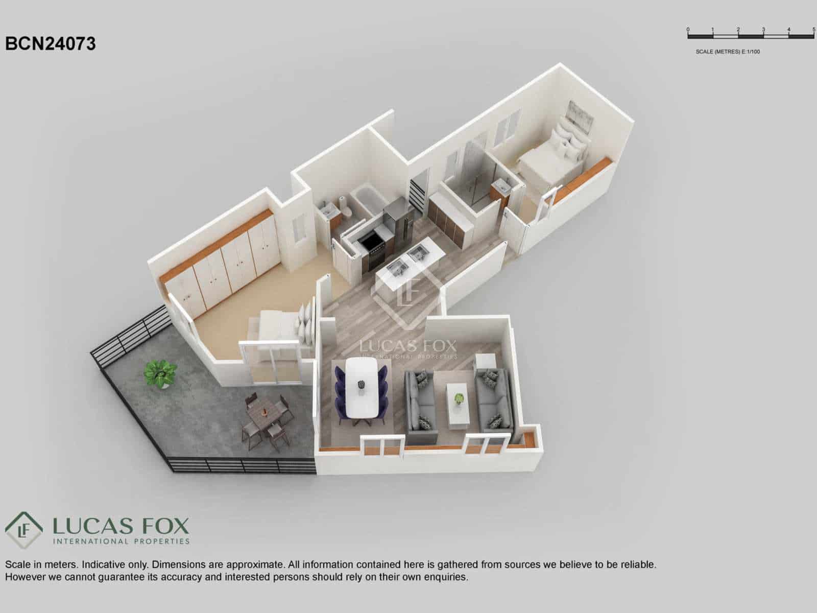 2 chambre Penthouse à vendre à Barcelone ville - 949 000 € (Ref: 5375547)