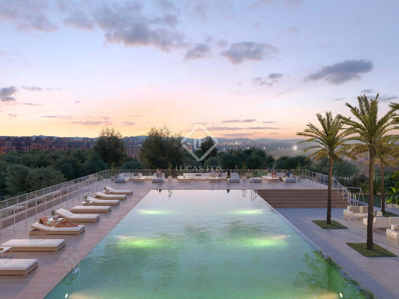 3 soverom Penthouse til salgs i Valencia by med svømmebasseng garasje - € 1 720 000 (Ref: 5995188)