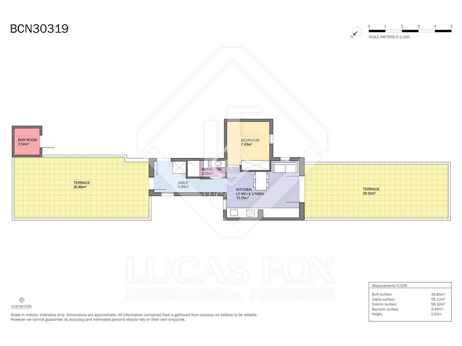 1 sovrum Takvåning till salu i Barcelona stad - 449 000 € (Ref: 6239181)