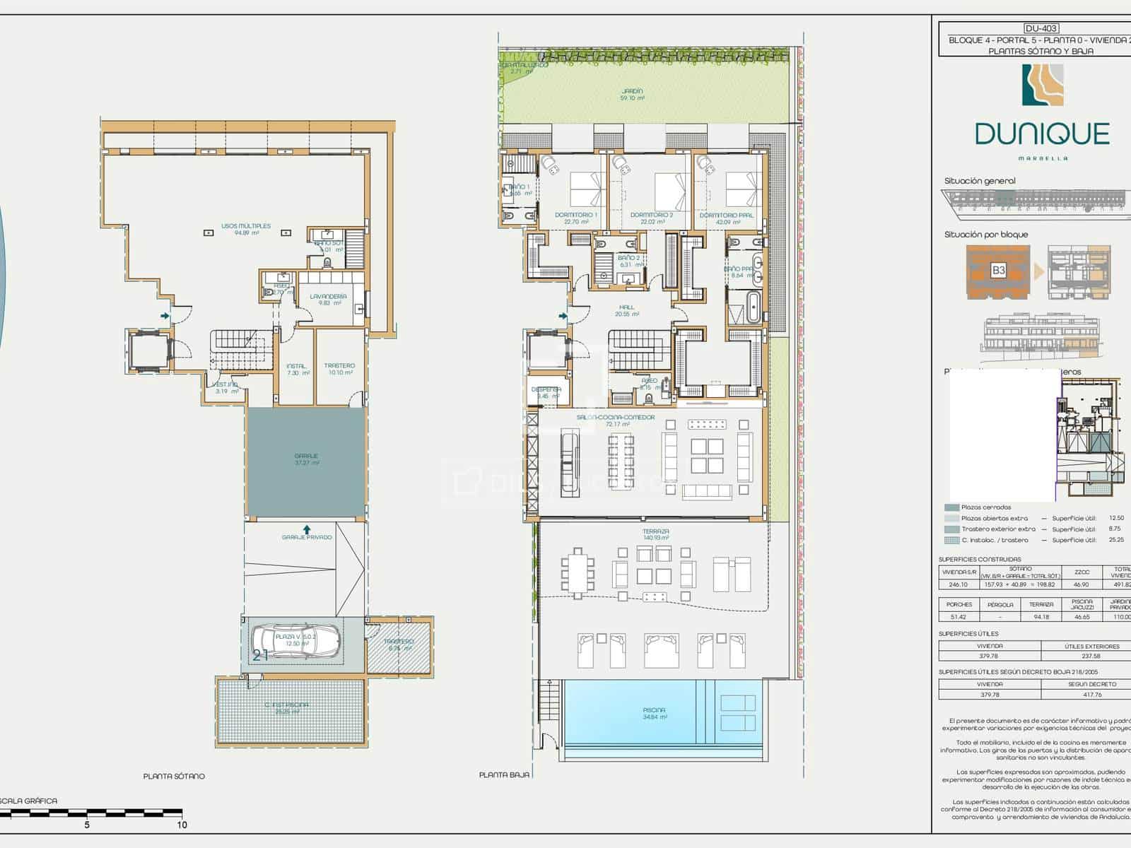 Apartamento de 3 habitaciones en Marbella en venta con piscina garaje - 4.480.000 € (Ref: 6669239)